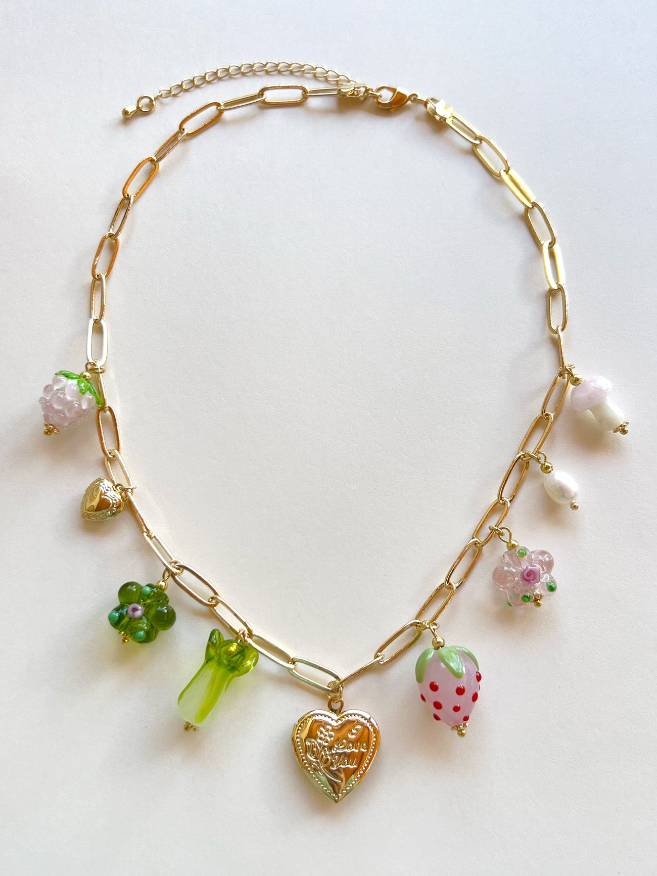 2pink strawb necklace1