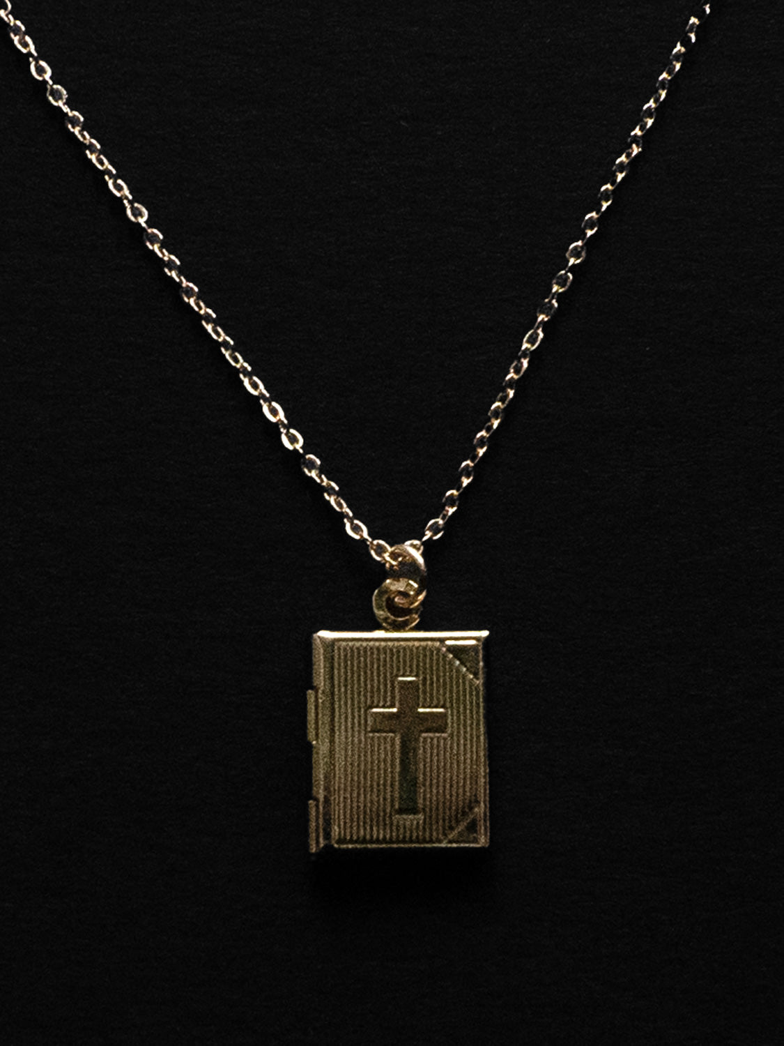 Book Locket Huggies - Gold