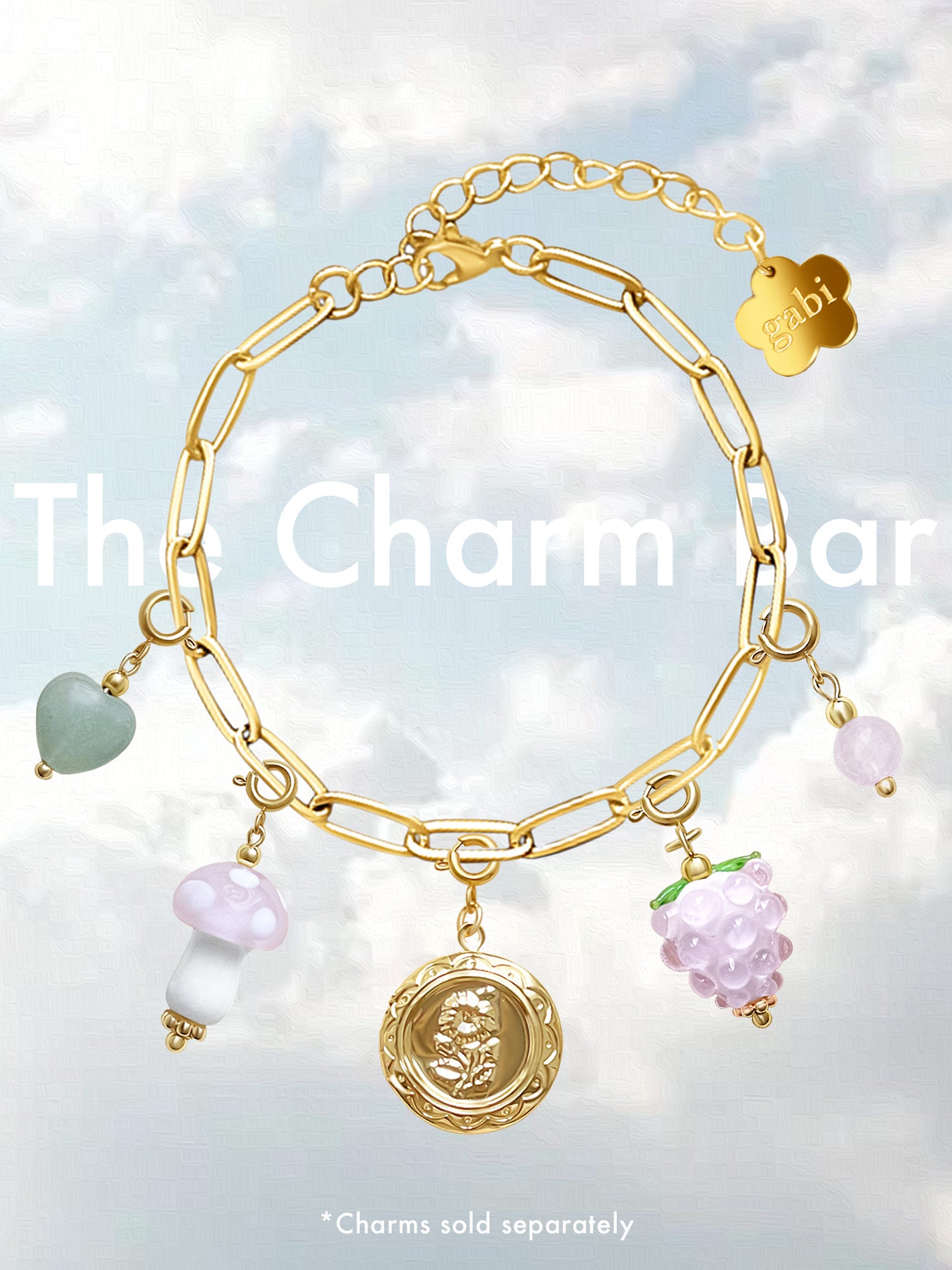 Custom Charm  Bar bracelet3
