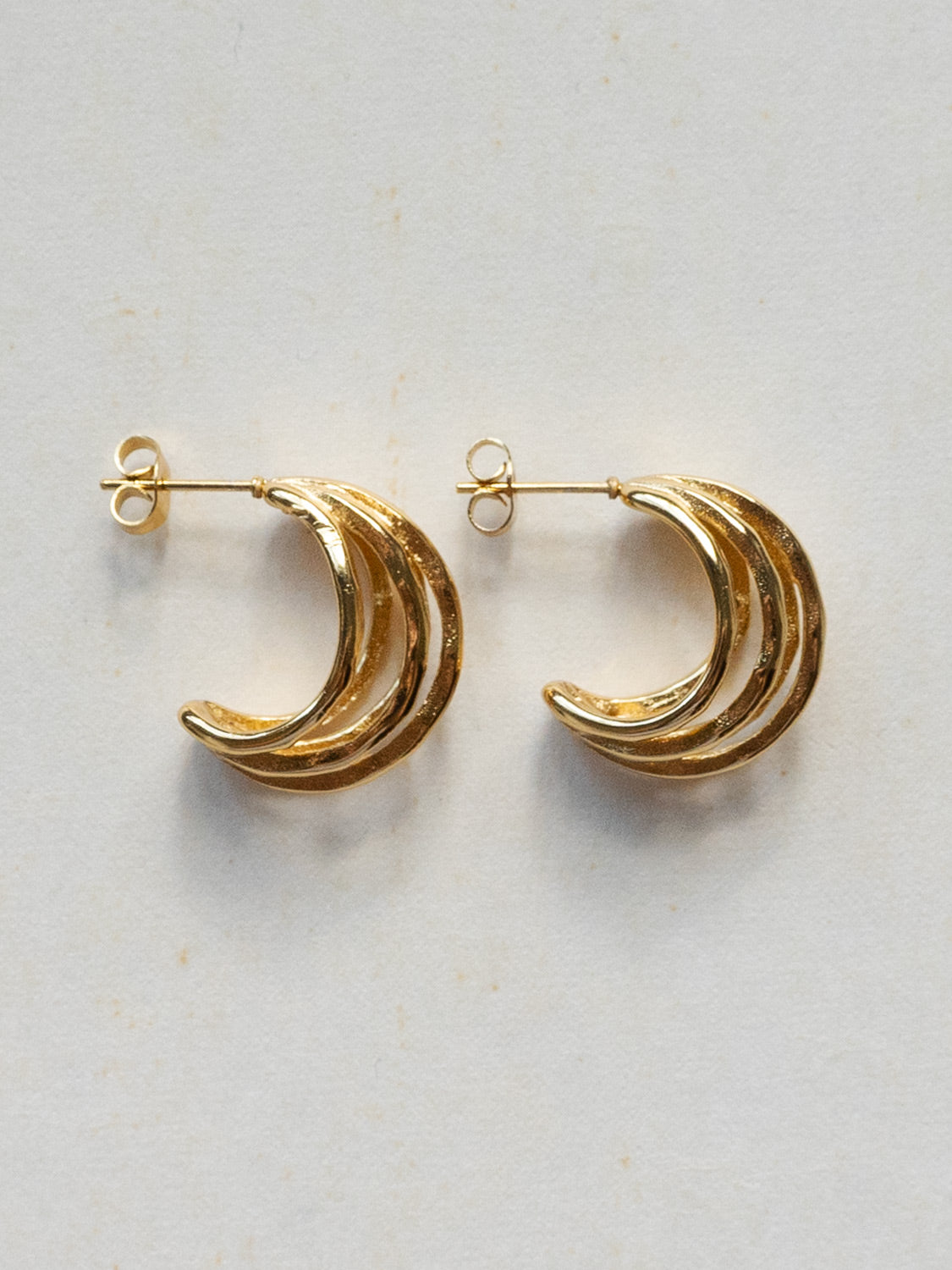 Divergent Earrings - Stainless Steel, Gold
