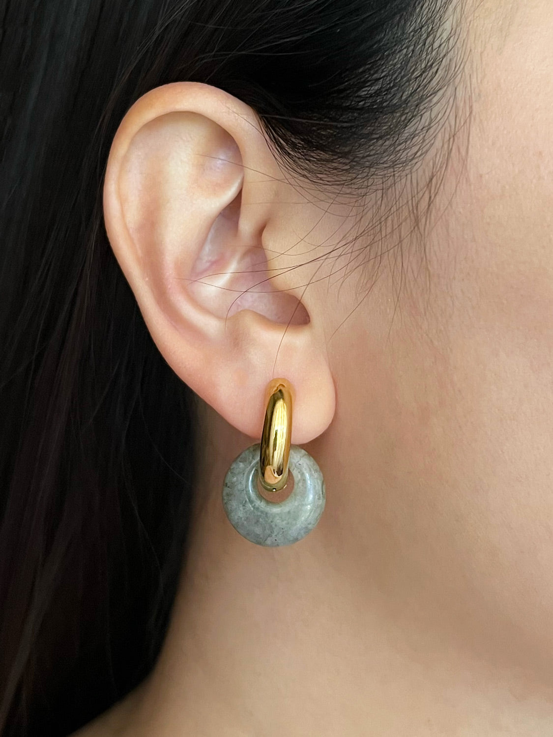 Donut Hoops, Gold V2 - Grey Galaxy