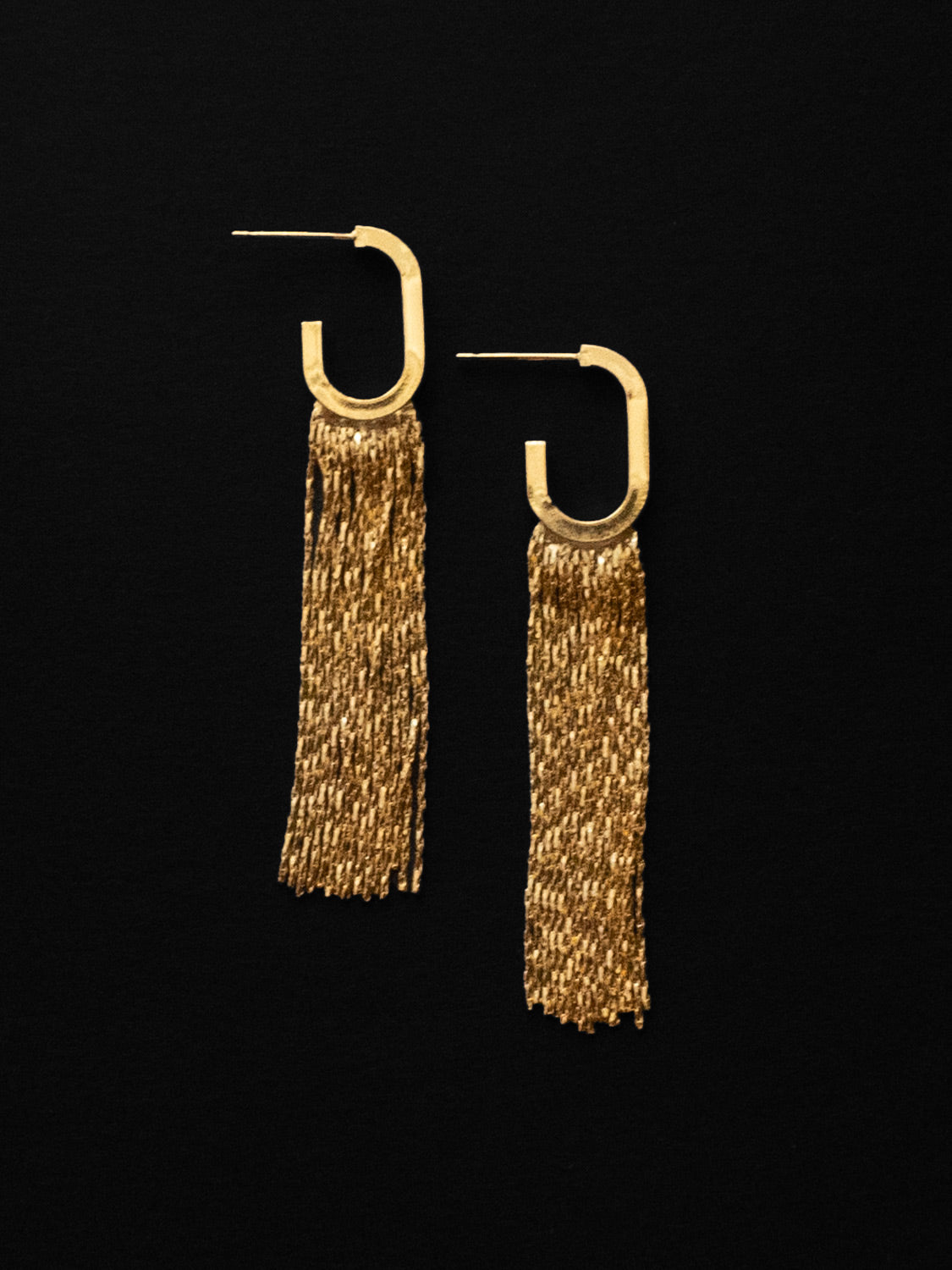Festival Earrings   Gold DARK