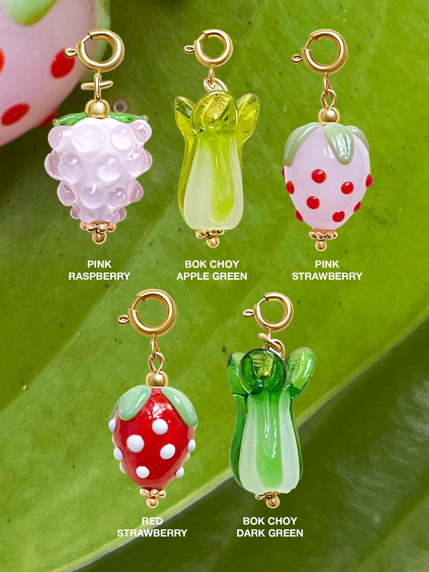 Glass Fruit And Veggie Charm (The Charm Bar)