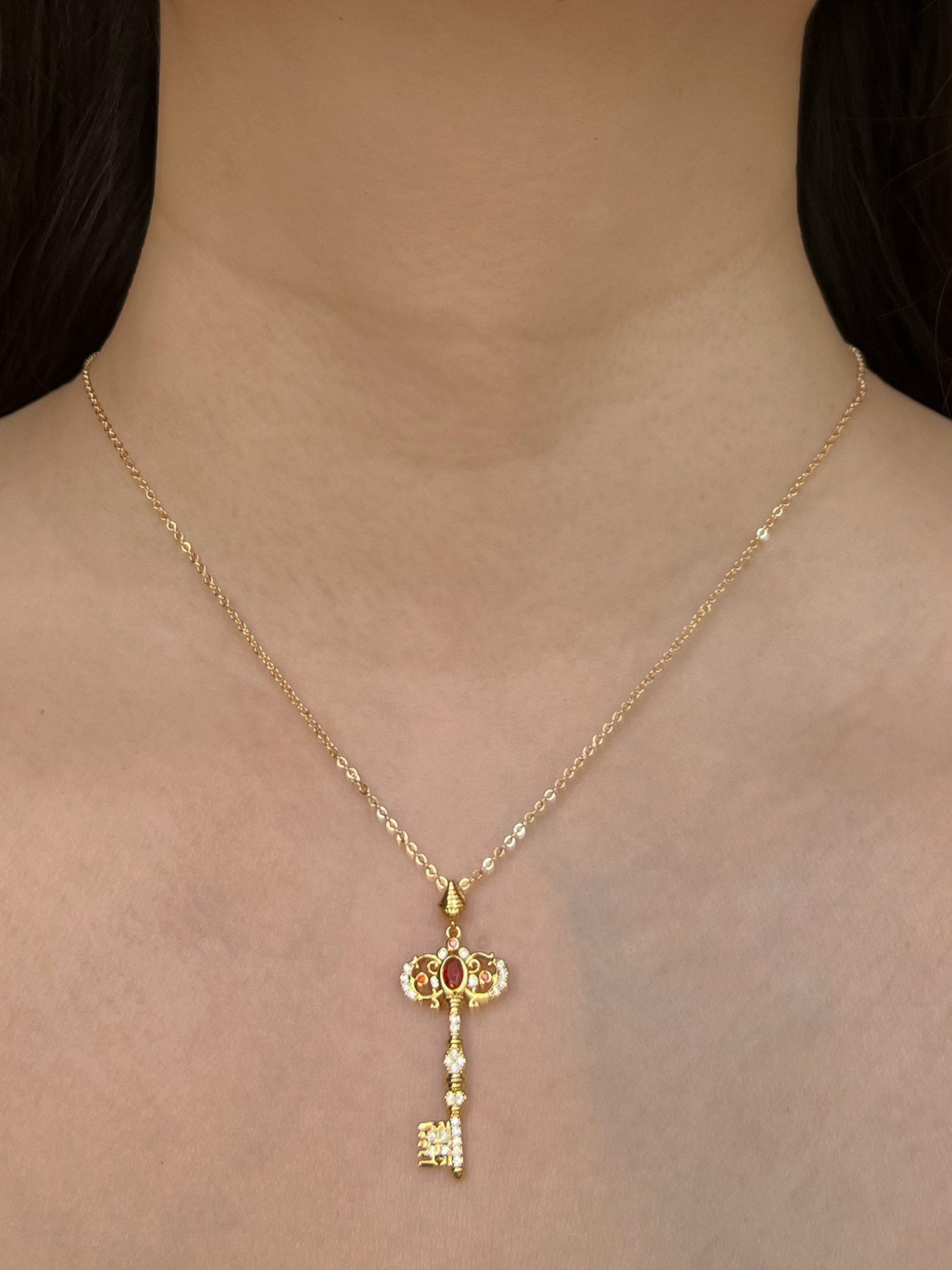 Intricate Key Necklace