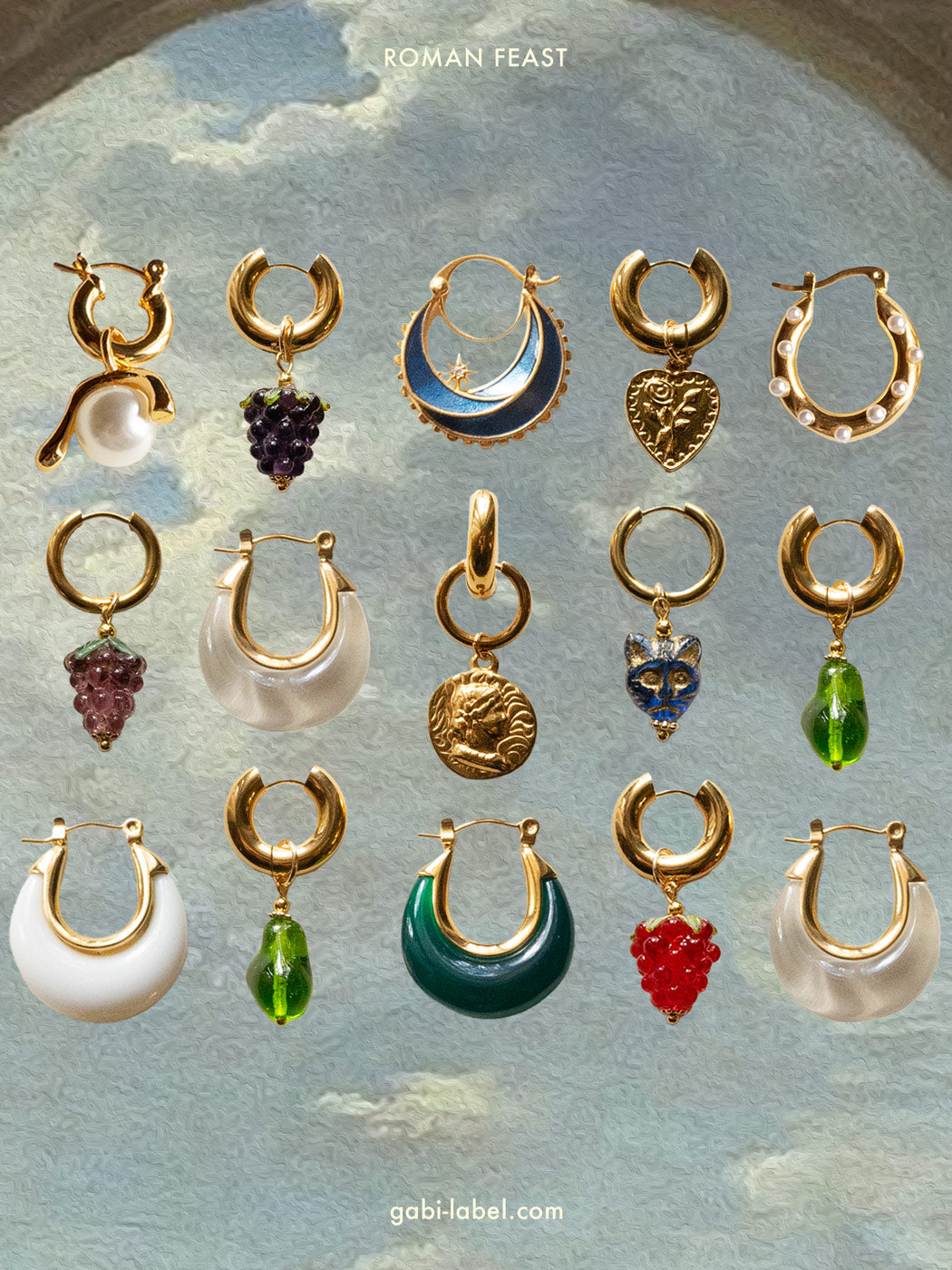 The Journey Beyond Hoop Earrings - Blue