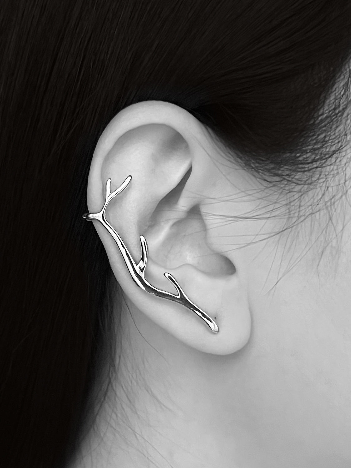 The Elk’s Antlers Earrings - Silver