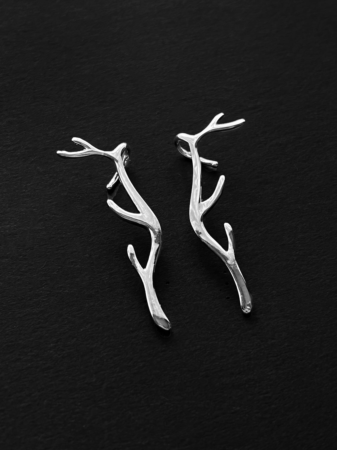 The Elk’s Antlers Earrings - Silver