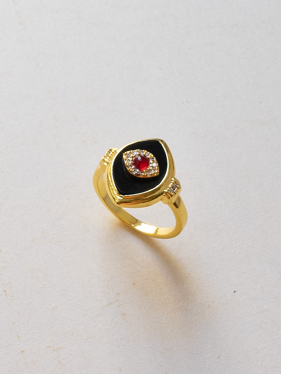 The Grand Evil Eye Ring   Gold2
