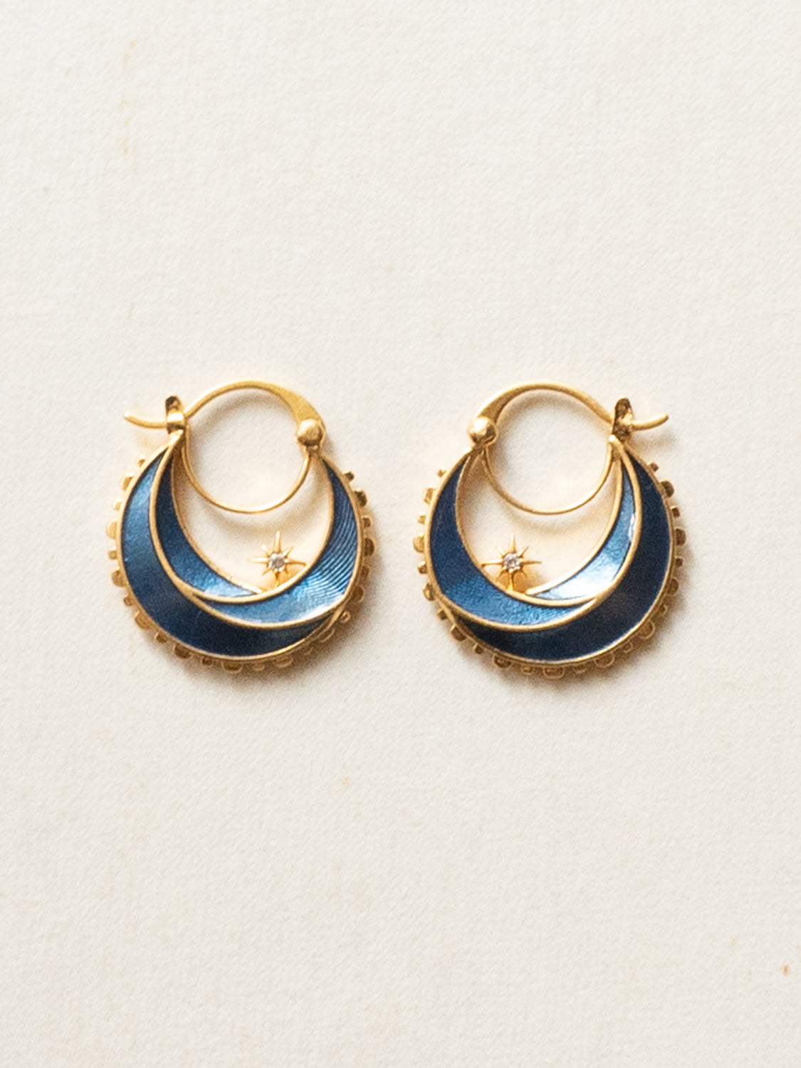 The Journey Beyond Hoop Earrings - Blue
