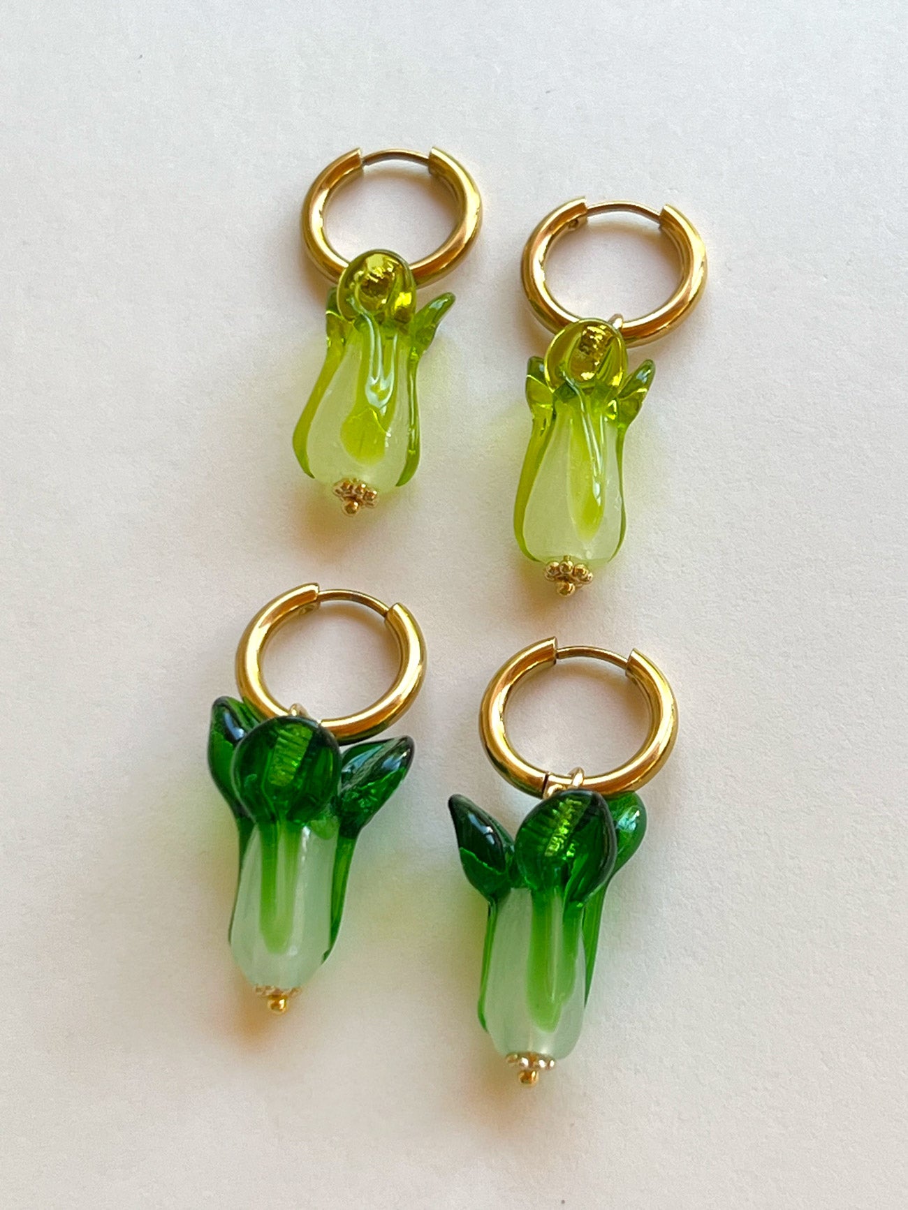 Bok Choy Hoops - Dark Green