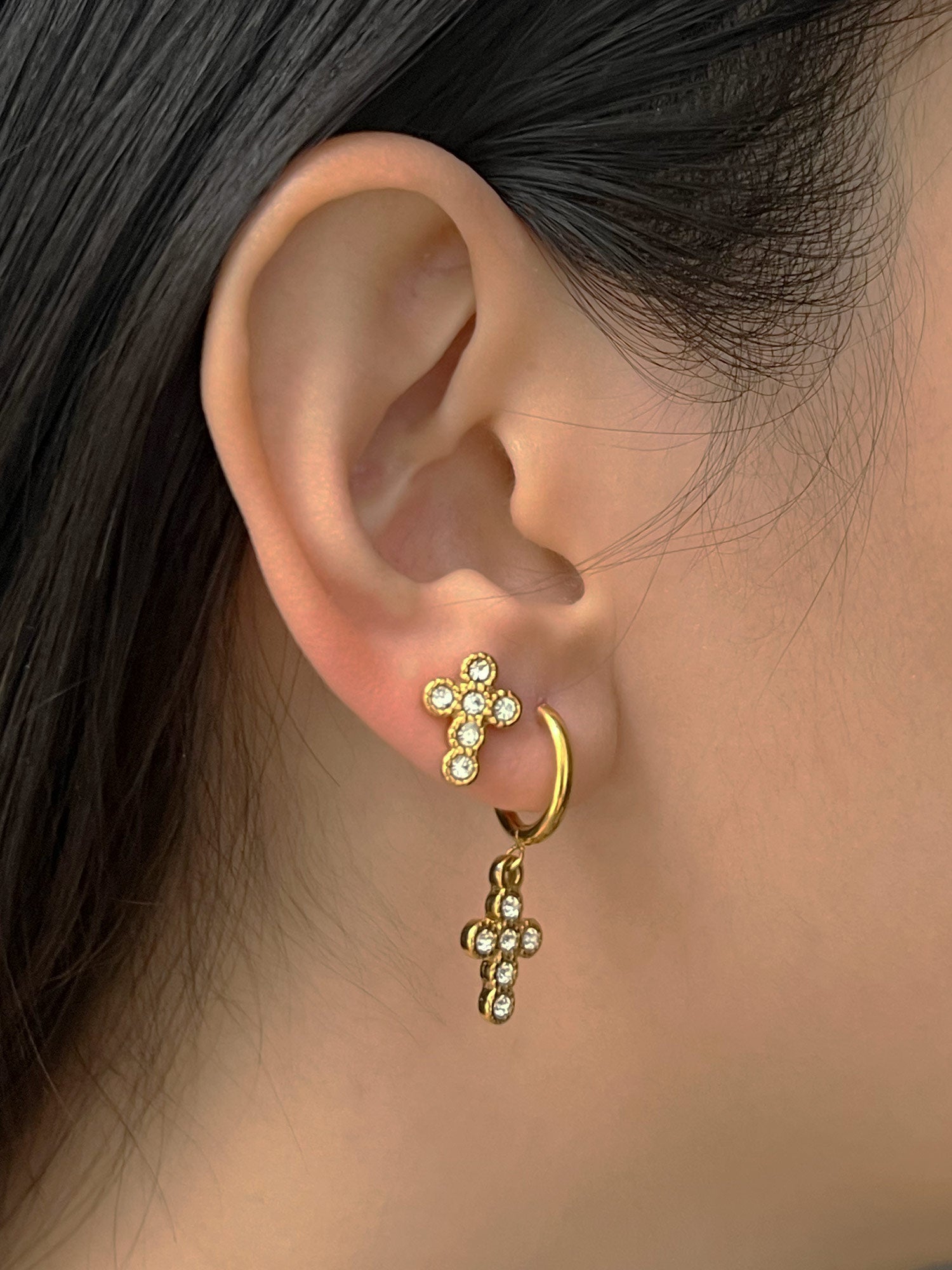 cross gemstones model