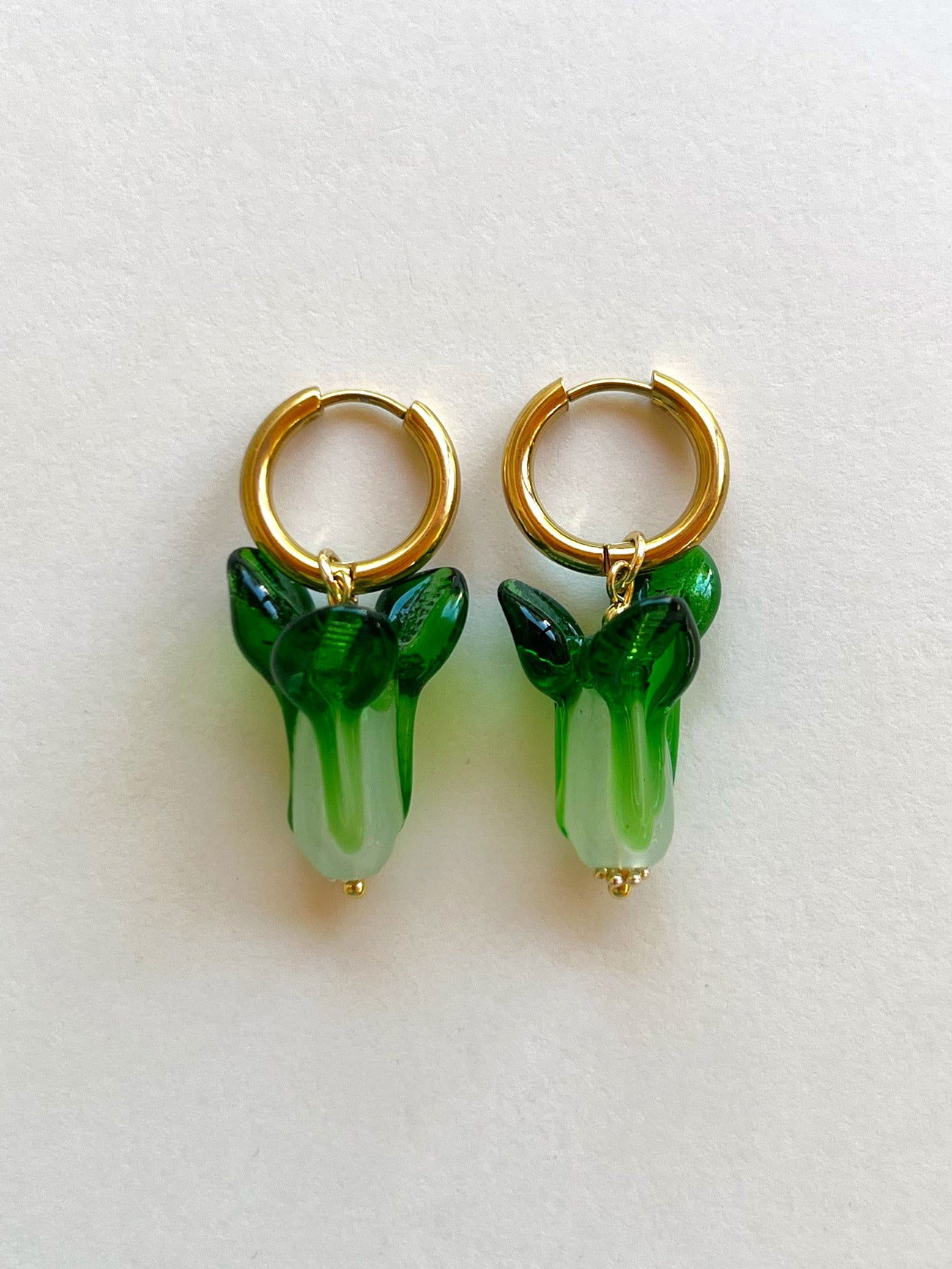 Bok Choy Hoops - Dark Green