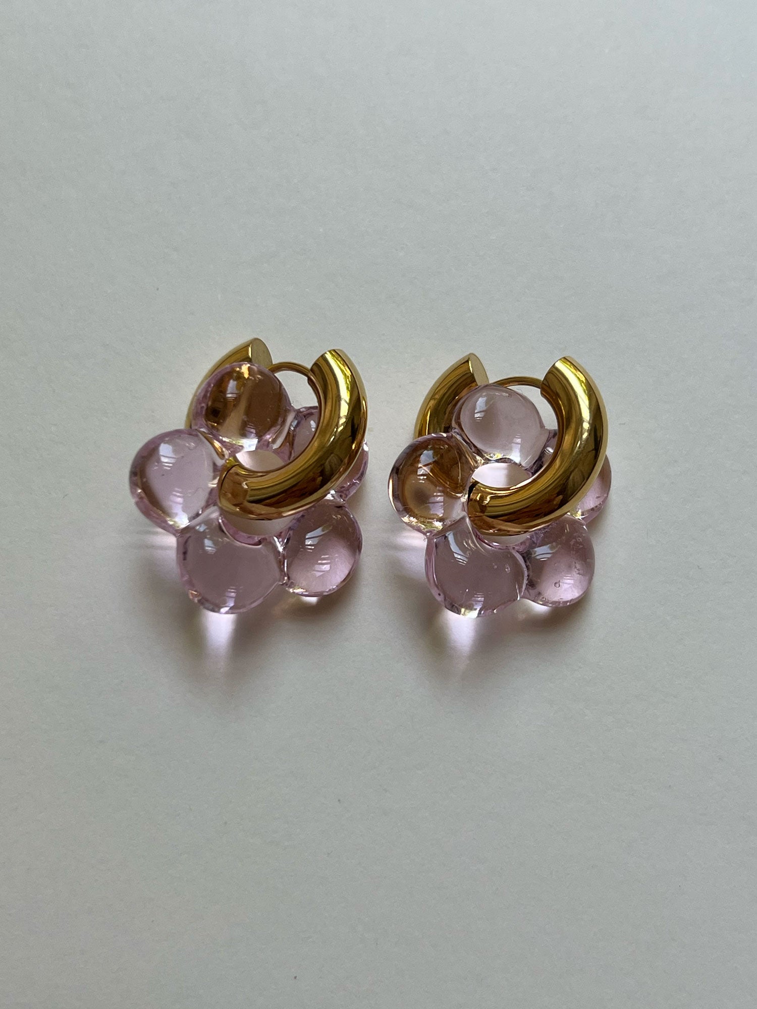 fllower donut glass pink2