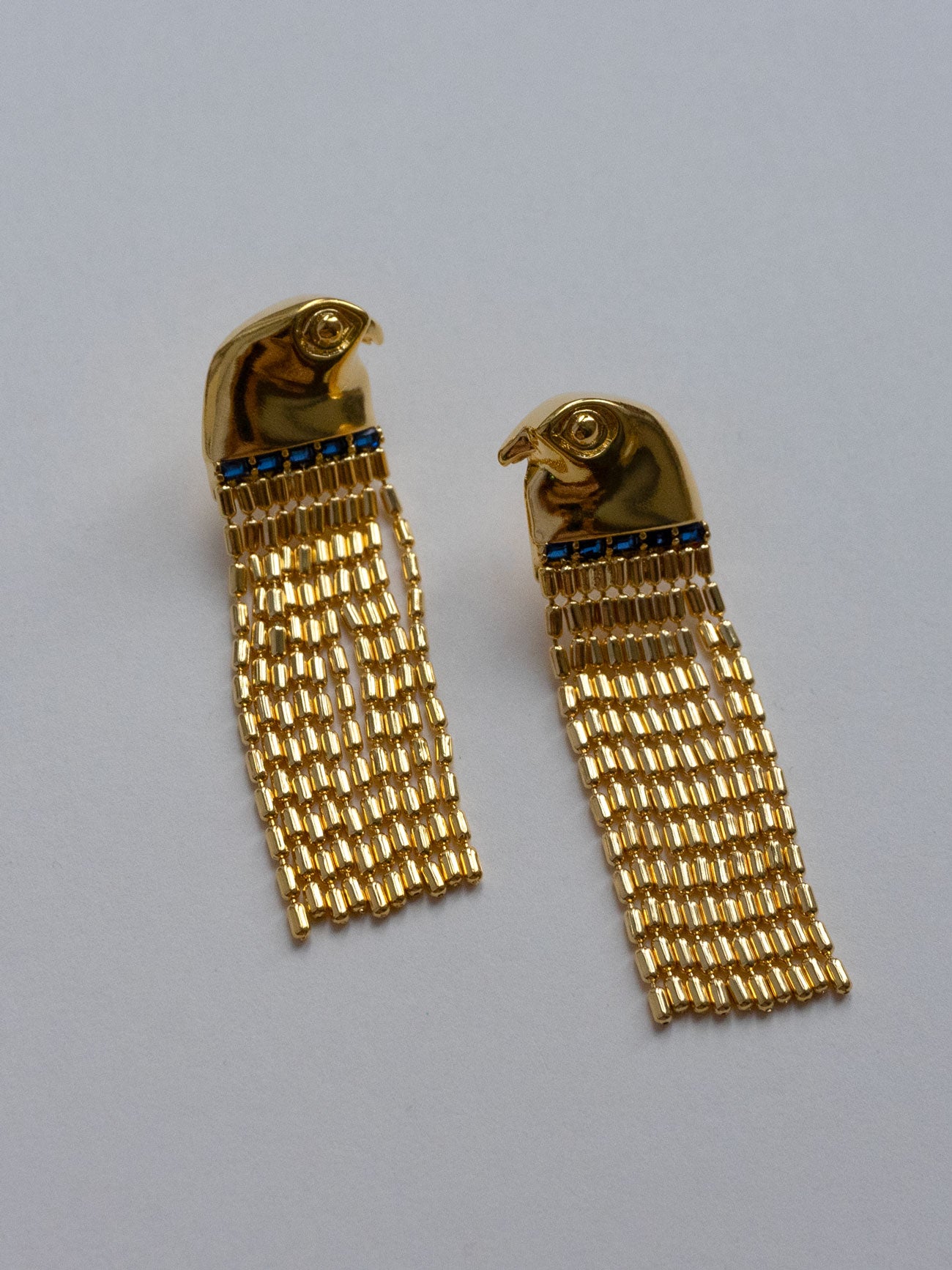 Boucles d'oreilles en cascade Horus