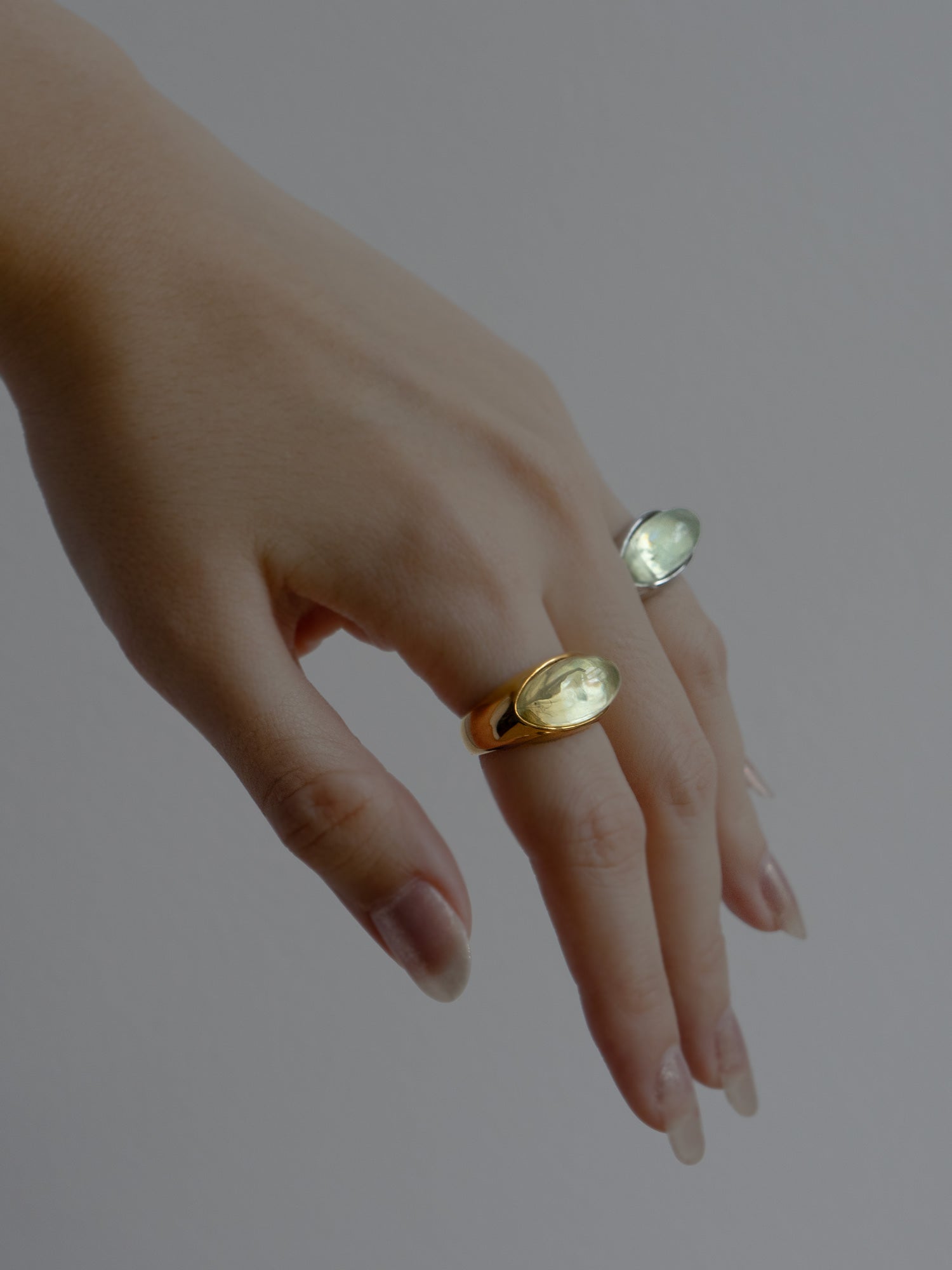 Gold Lucite Ring - Elixir