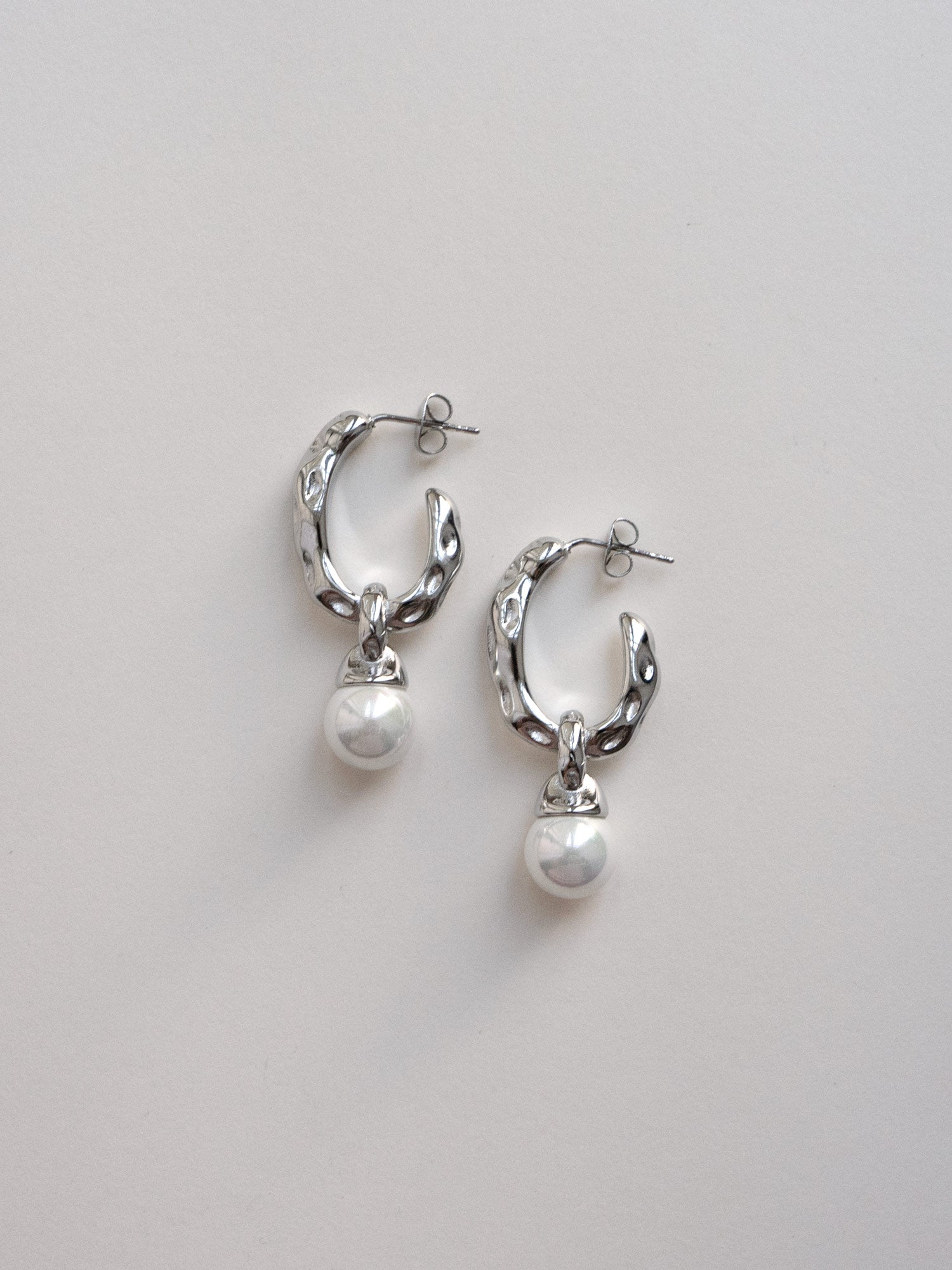 Pearl Drop Earrings - Gold