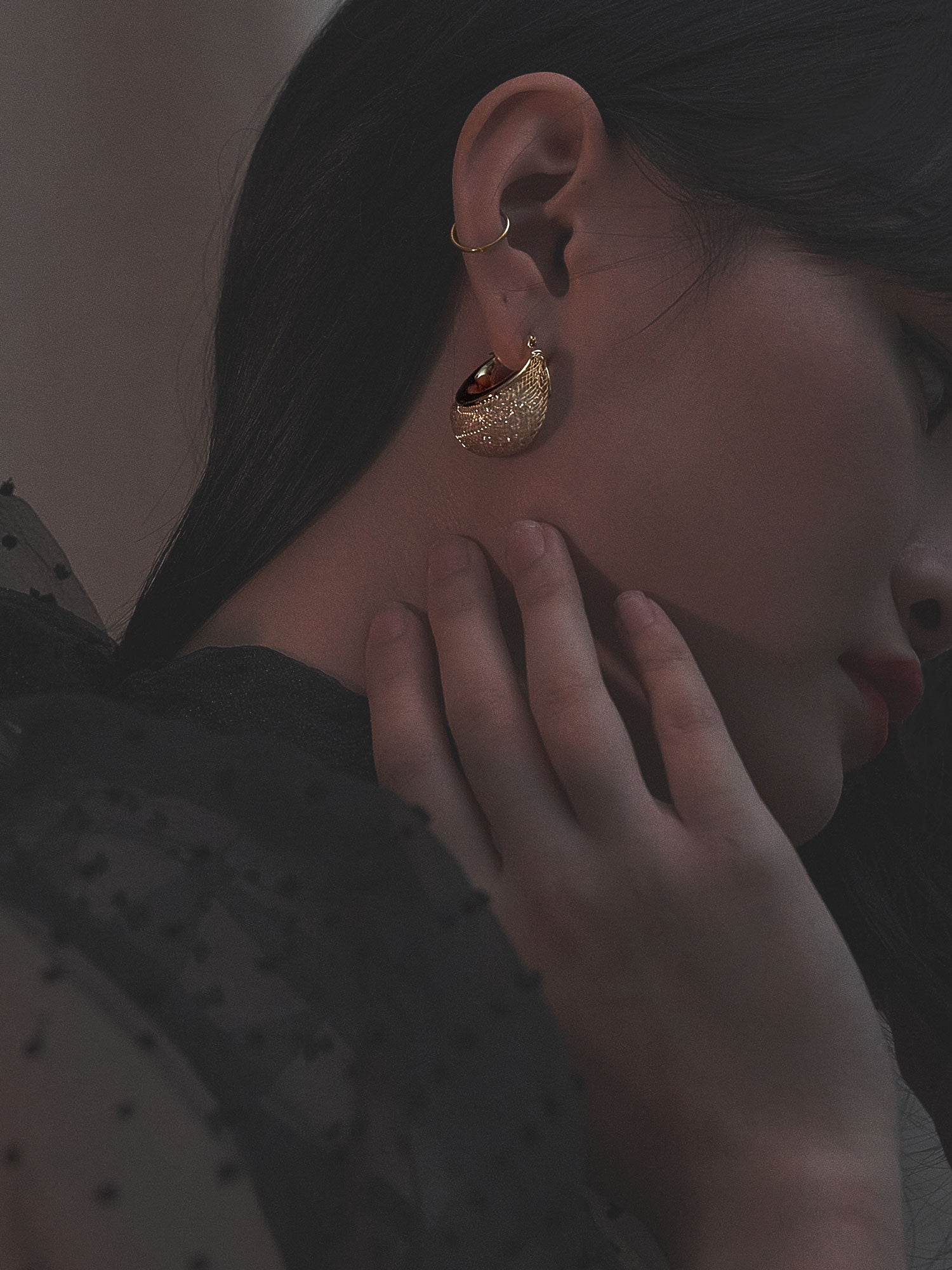 Sky Full Of Stars Chunky Hoops