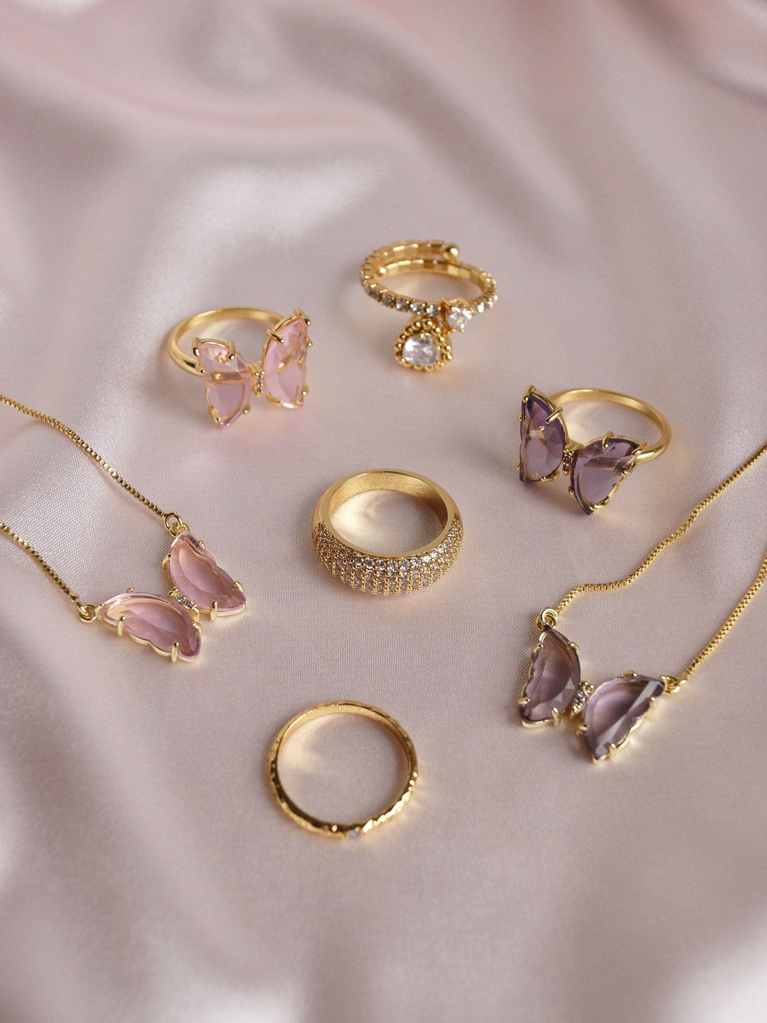 Collier LOVEDAY - Rose *Plaqué or