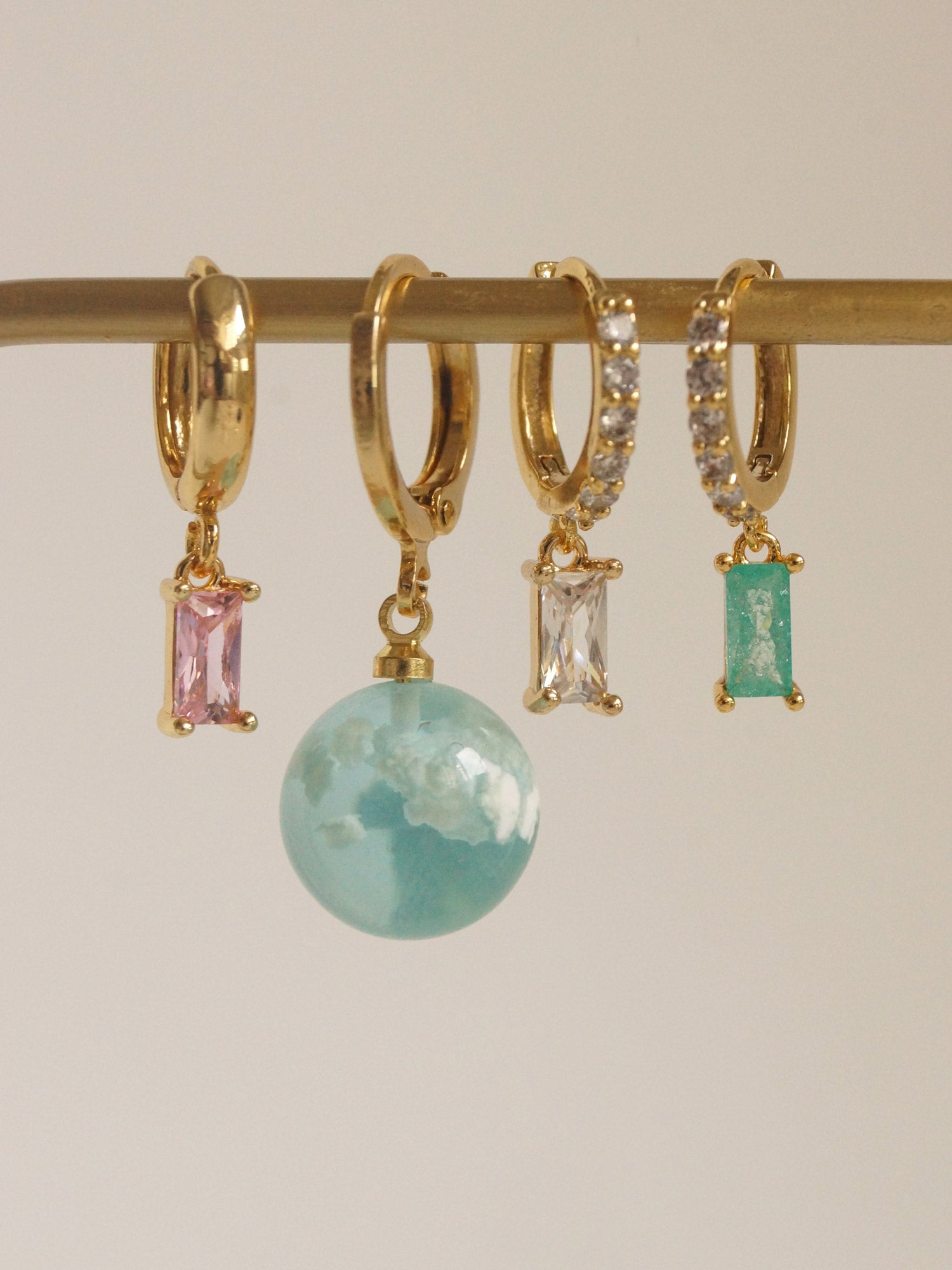 CLOUD Huggies *Plaqué or 18 carats