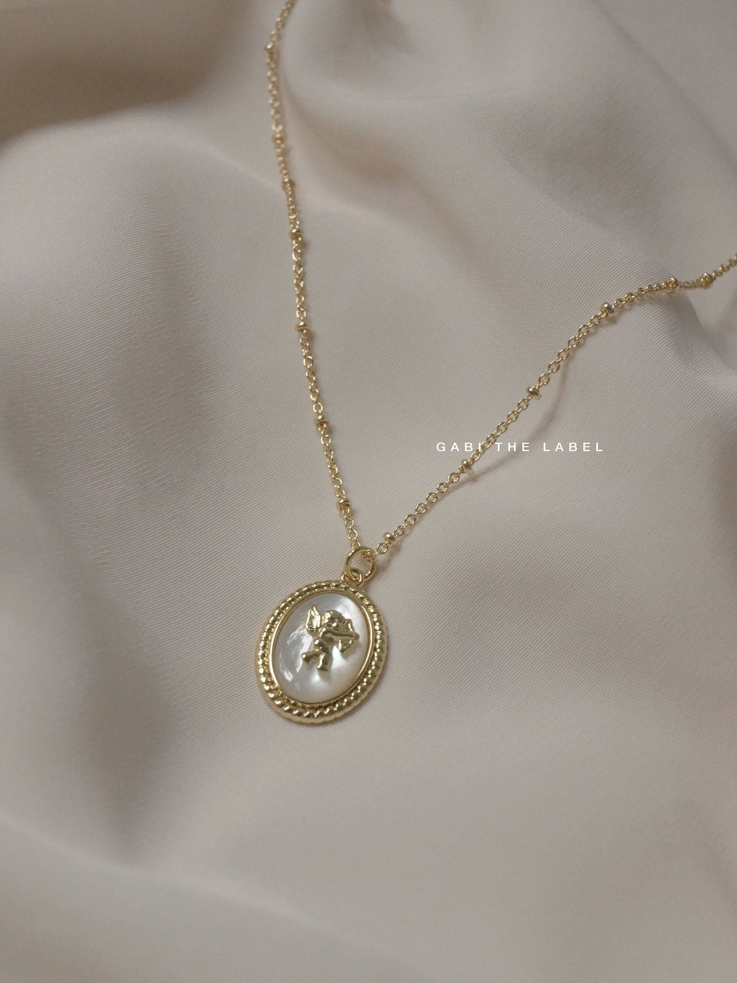 Collier de coquillages Amor *Plaqué or 14 carats