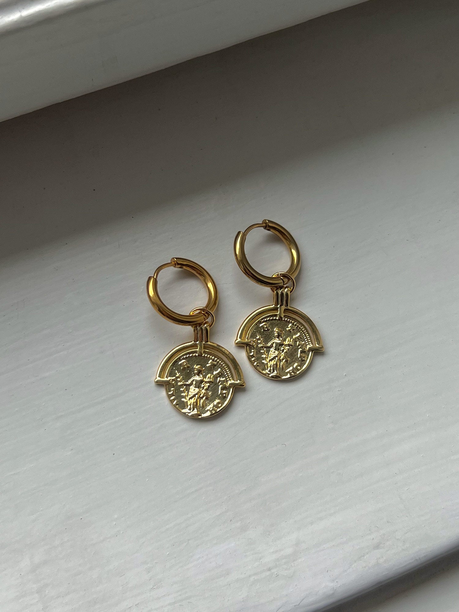Ancient Civilisation Coin Hoops