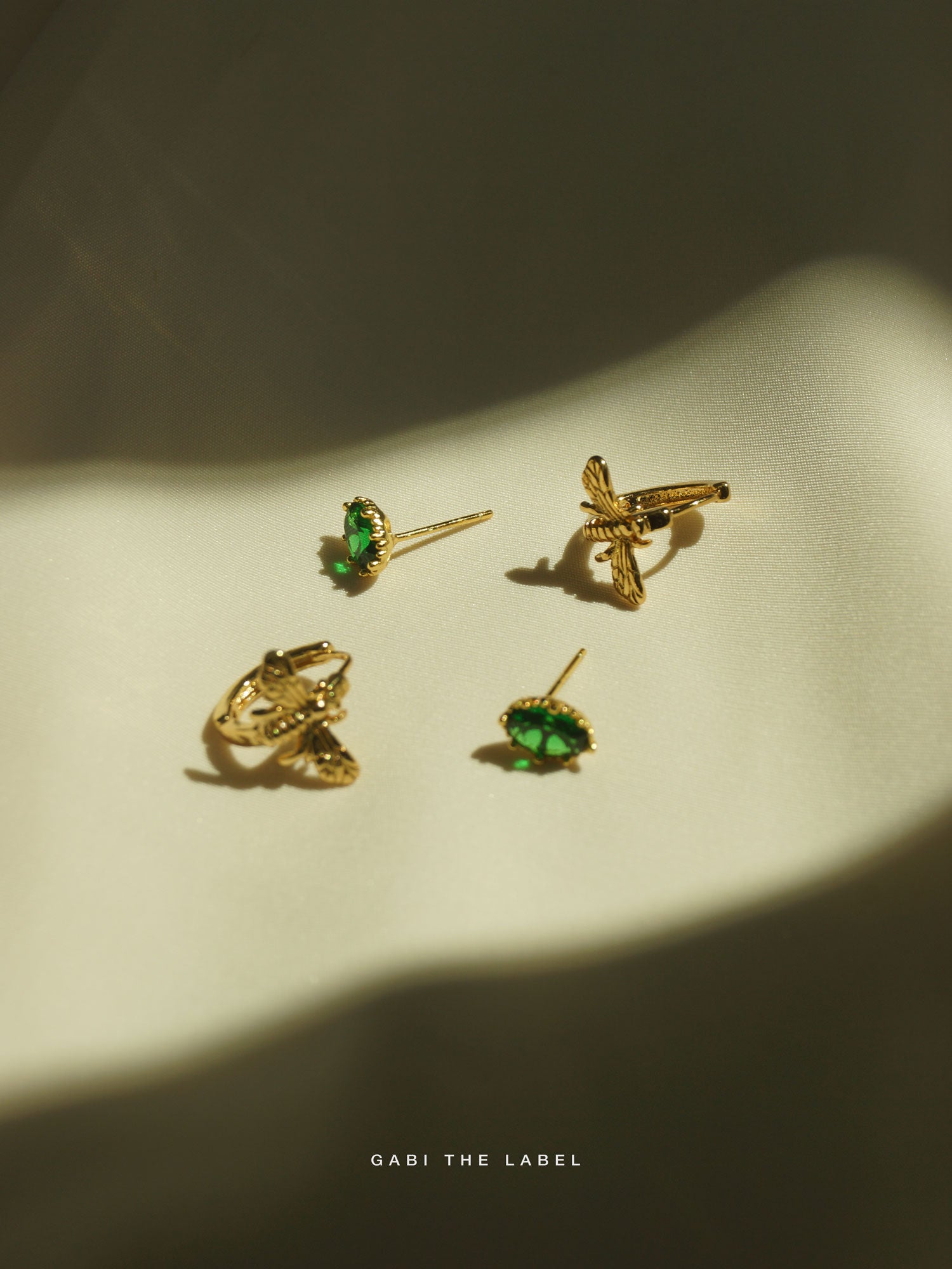 Honeybee Huggies *Plaqué or 18 carats