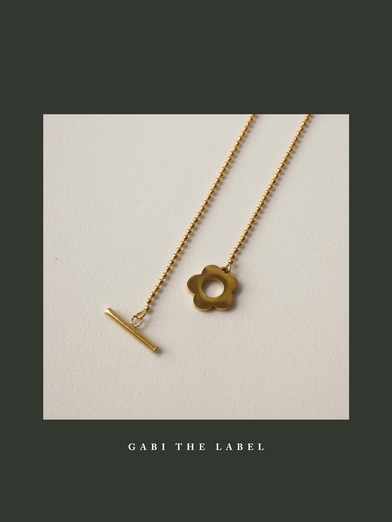 Collier BRONTE *Plaqué or 18 carats