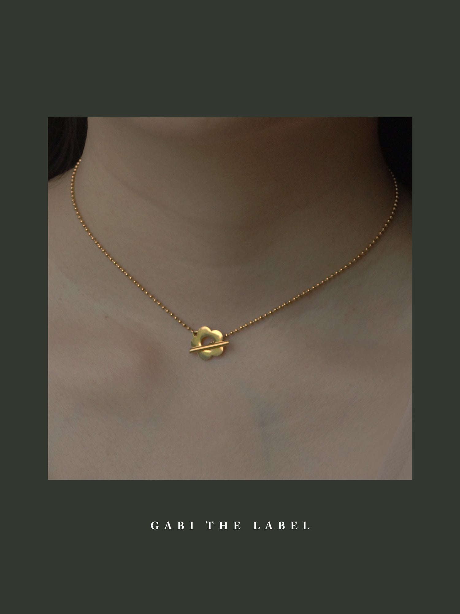 Collier BRONTE *Plaqué or 18 carats