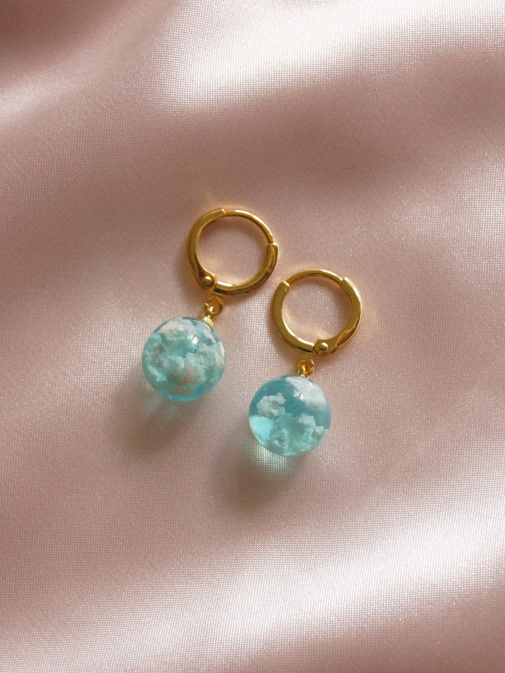 CLOUD Huggies *Plaqué or 18 carats
