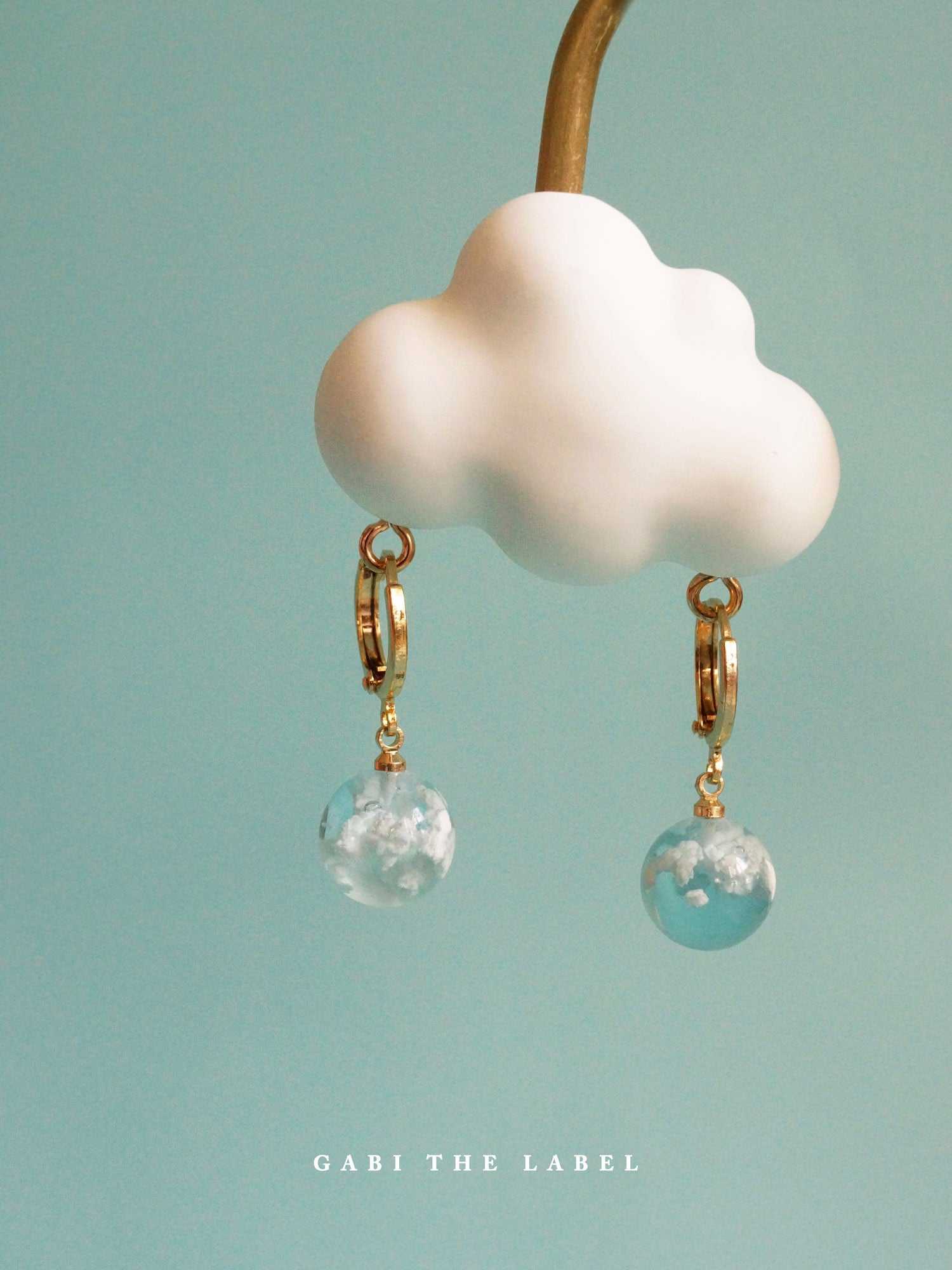 CLOUD Huggies *Plaqué or 18 carats