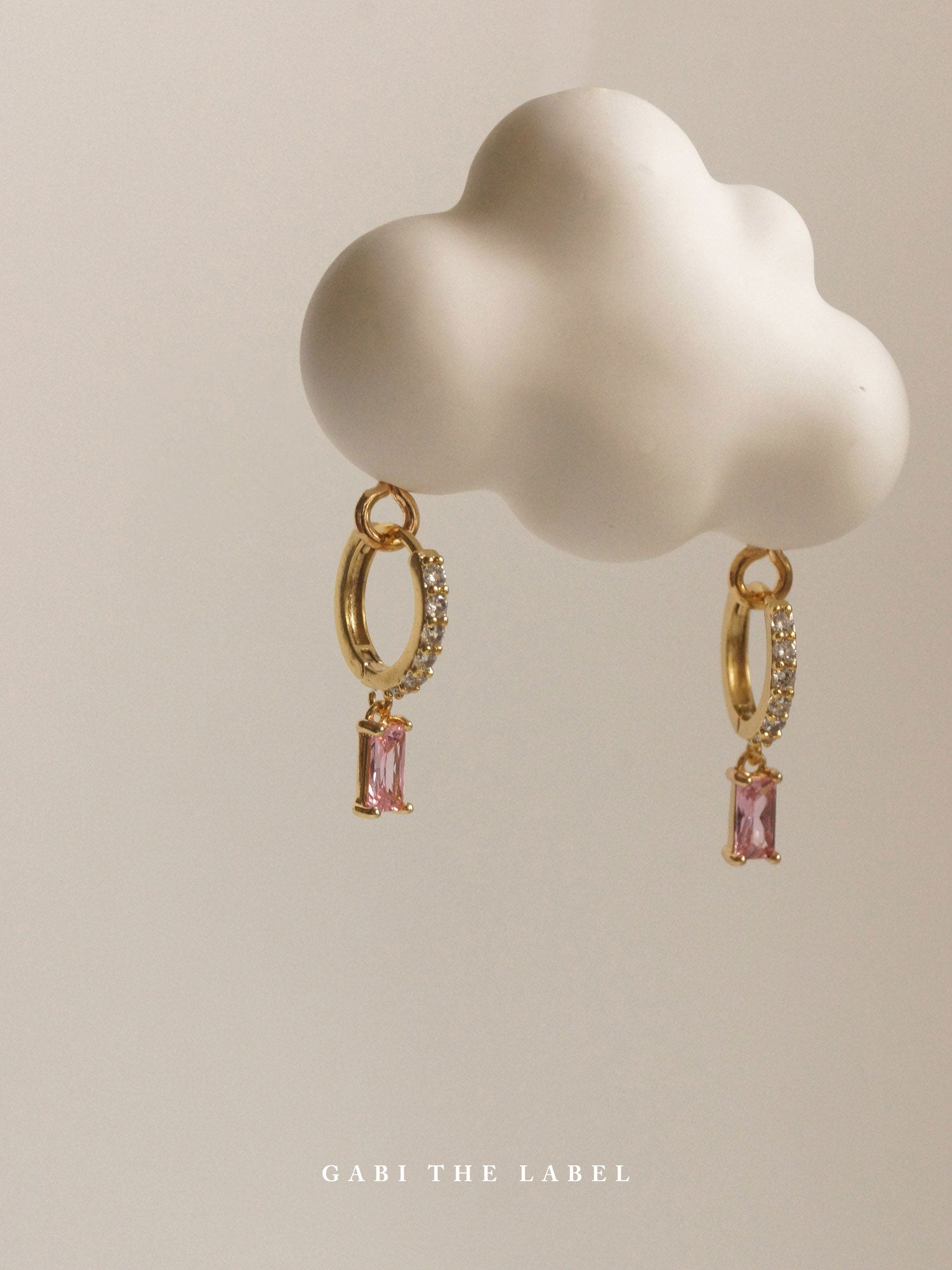 DREAM Huggies - Rose *Plaqué or 18 carats