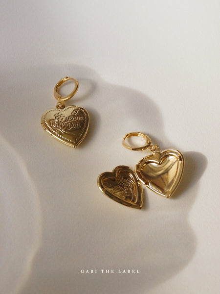 EMMA Locket Necklace *18K Gold-plated – Gabi The Label