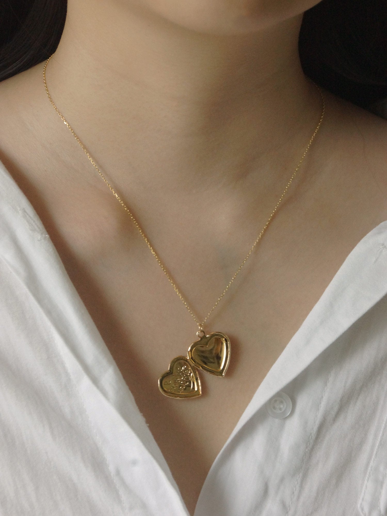 EMMA Locket Necklace *18K Gold-plated