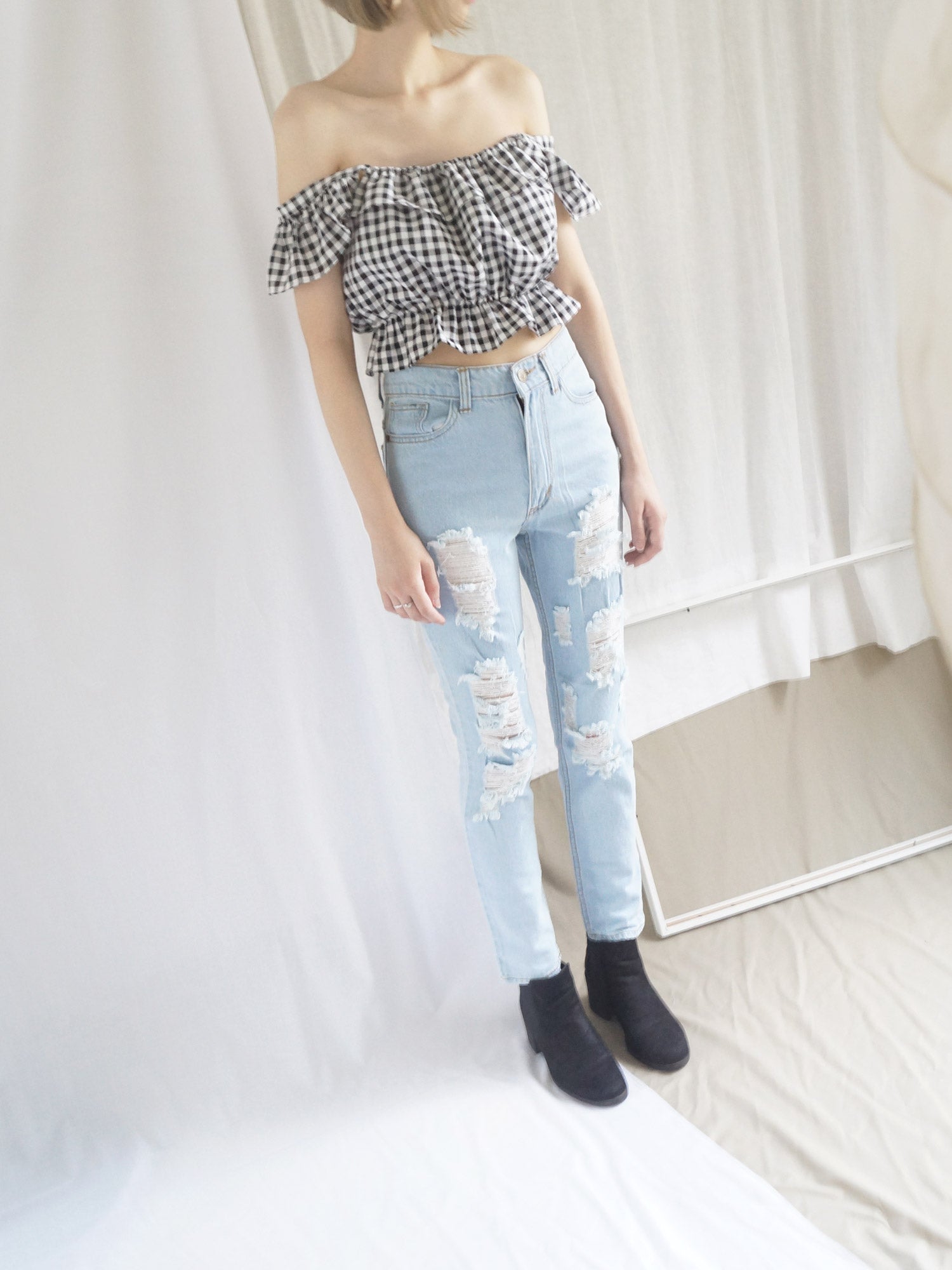 Ripped Jeans - Gabi The Label