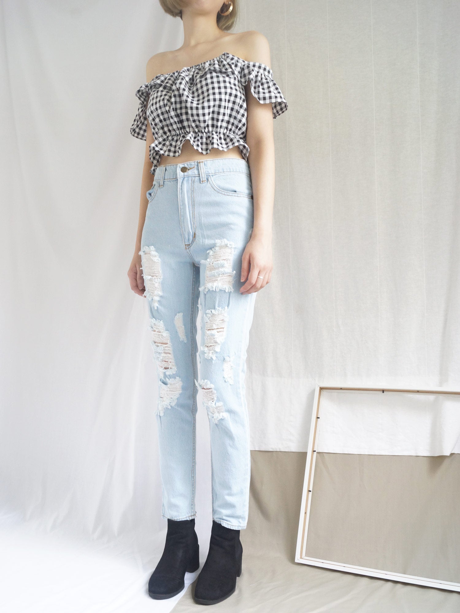 Ripped Jeans - Gabi The Label