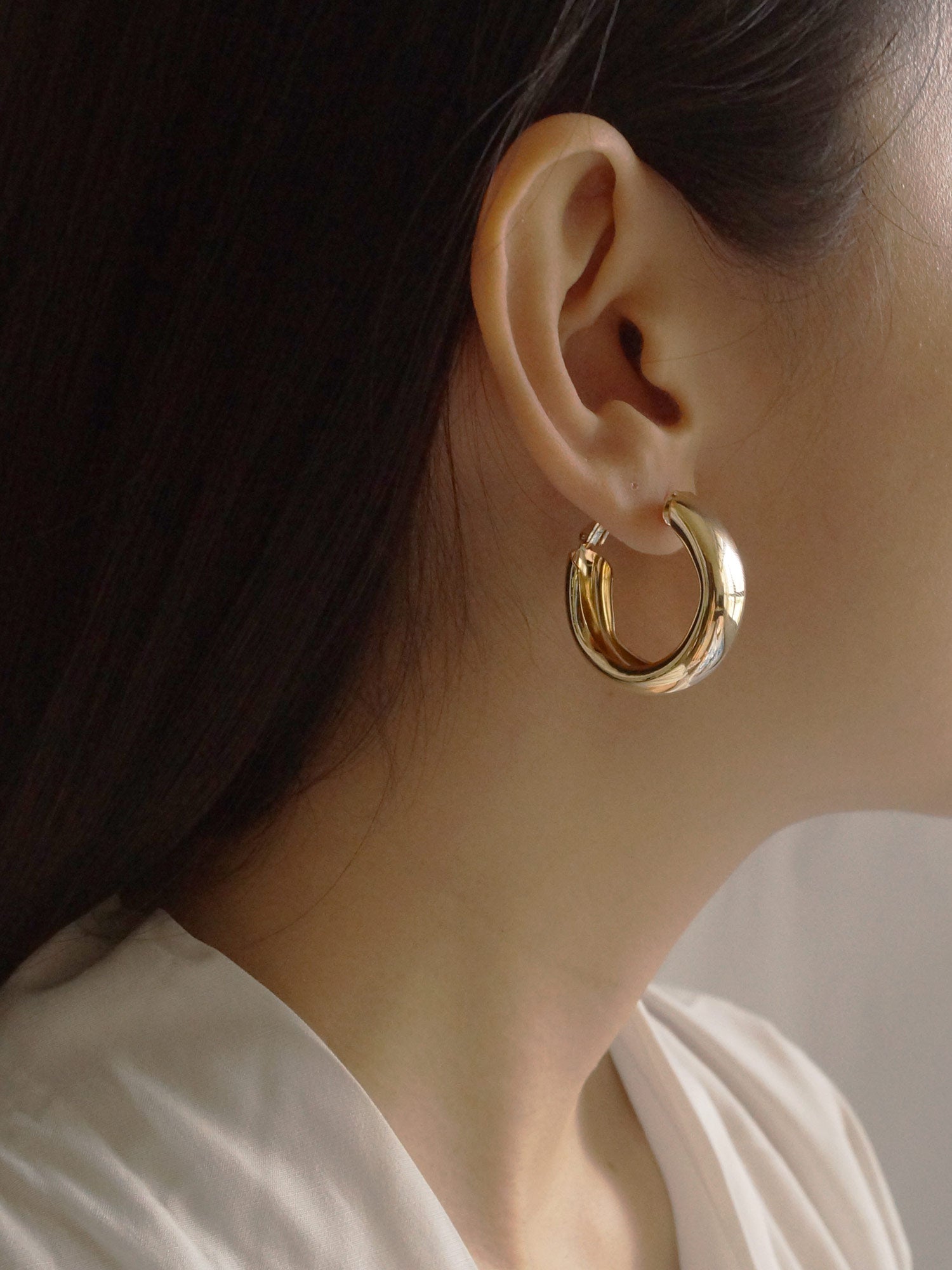 Chunky Essential Hoops - Gold