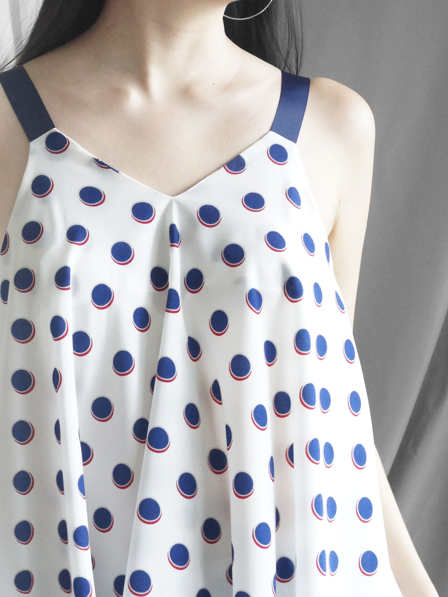Polly Ribbon Top - White
