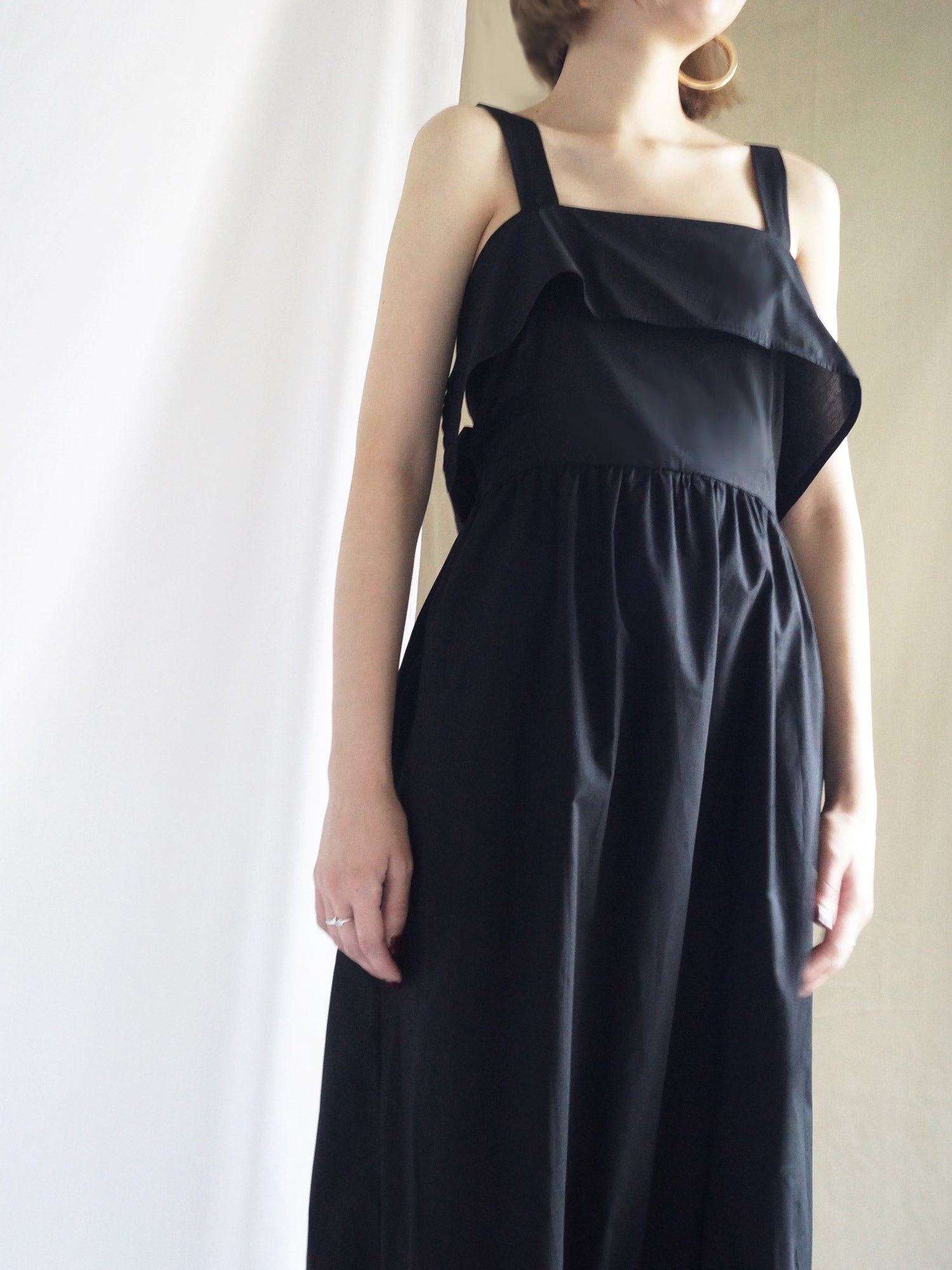 Poppy Ribbon Dress - White - Gabi The Label