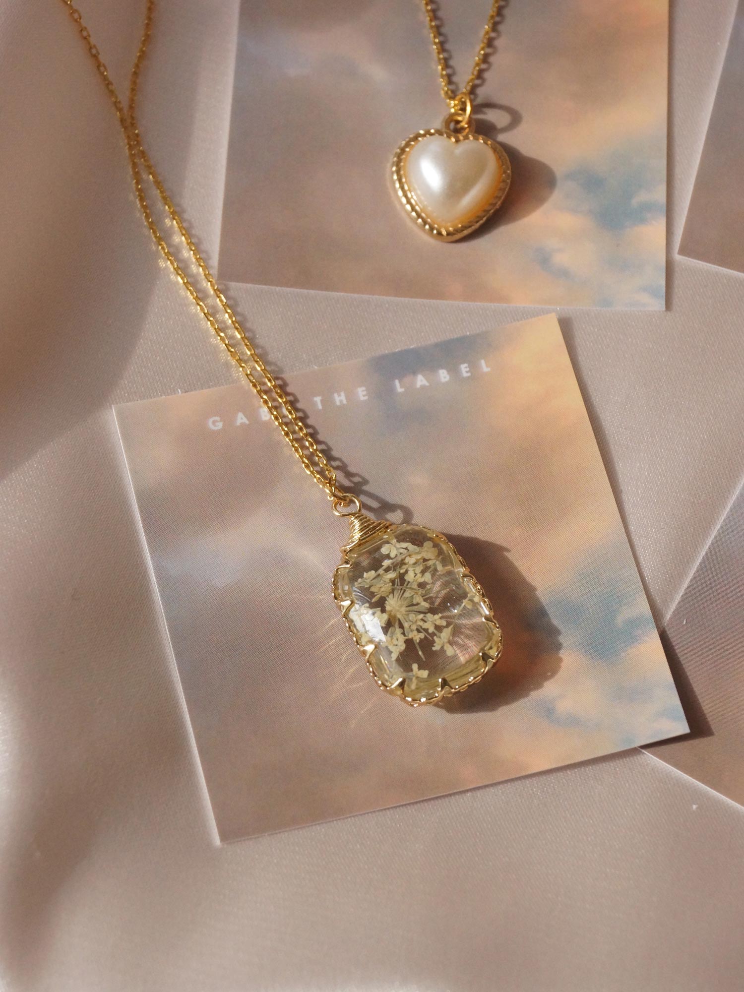 GINNY Flower Necklace *18K Gold-plated