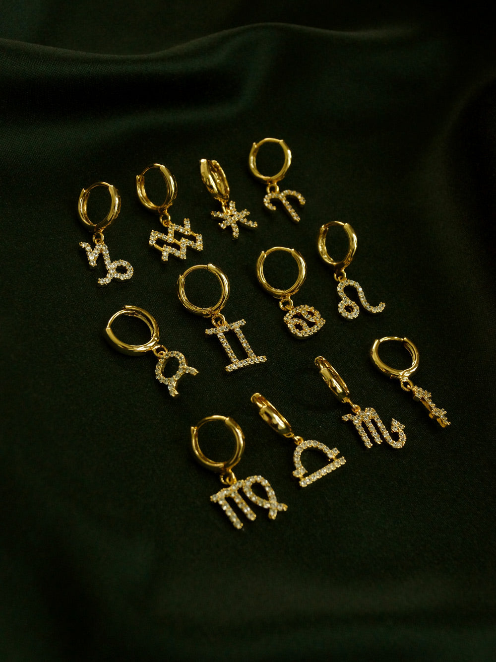 Sparkle Horoscope Huggies *Plaqué or 18 carats