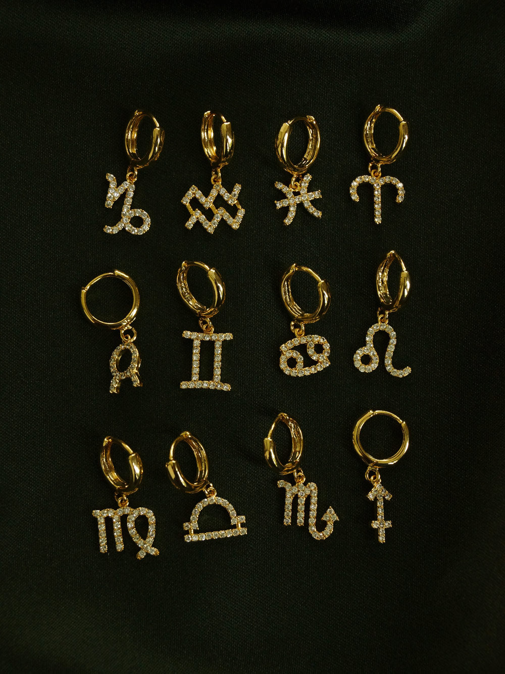 Sparkle Horoscope Huggies *Plaqué or 18 carats