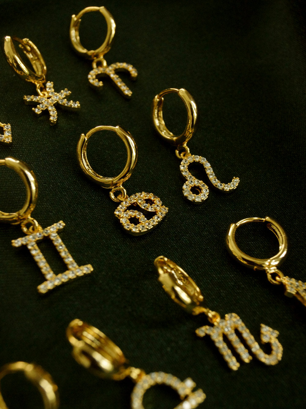 Sparkle Horoscope Huggies *Plaqué or 18 carats