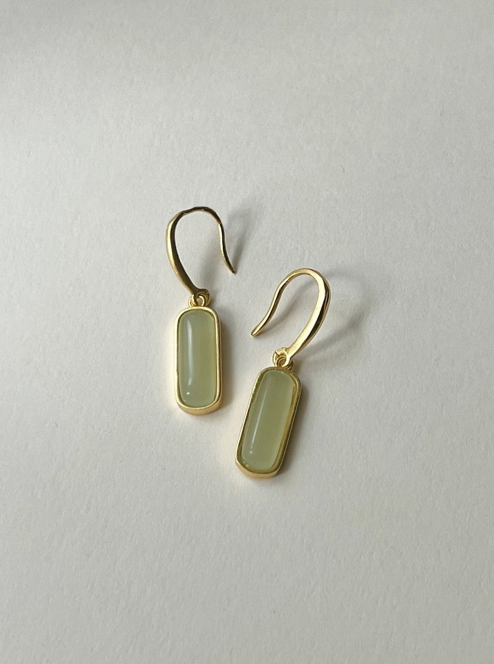 Jade Pendant Earrings