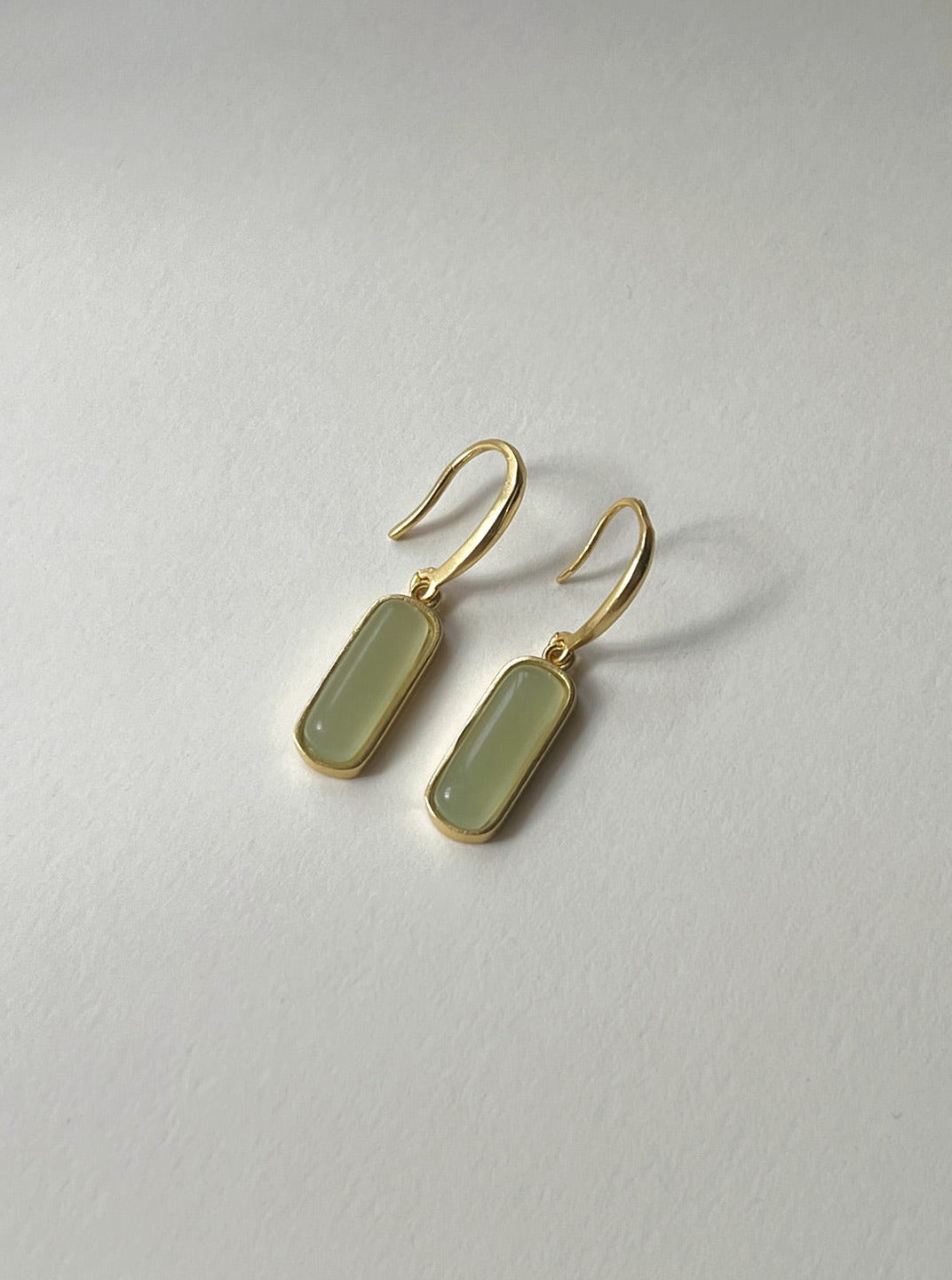 Jade Pendant Earrings