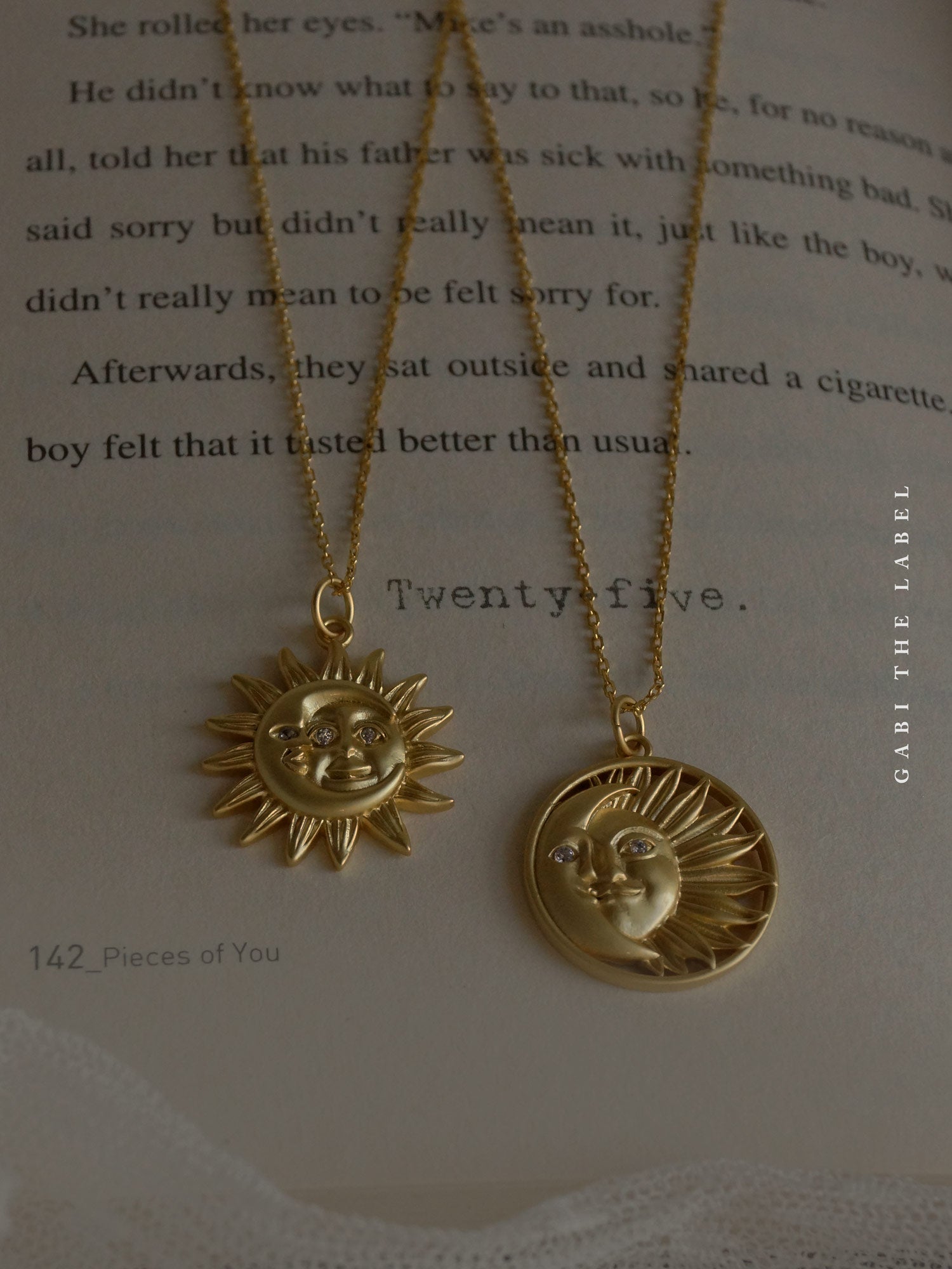 Collier LUNA *Plaqué or 18 carats