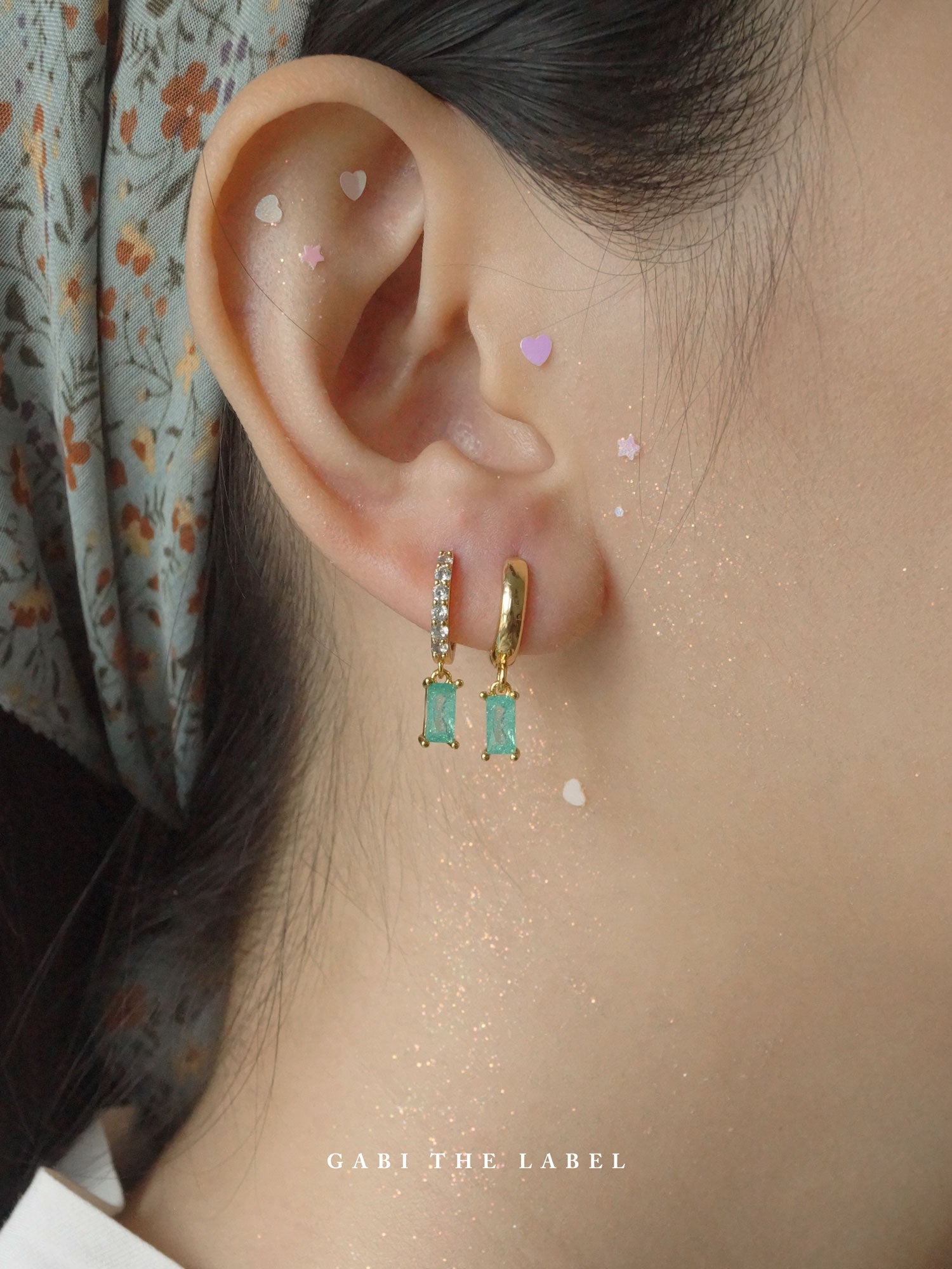 REVERIE Huggies - Mint Crush *Plaqué or 18 carats