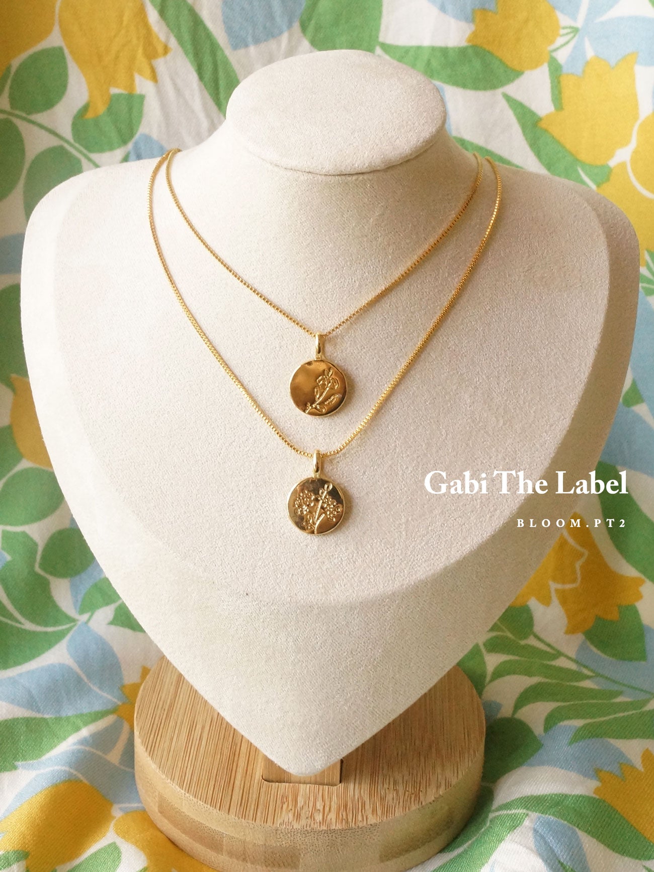 Peony Pendant Necklace *18K Gold-plated