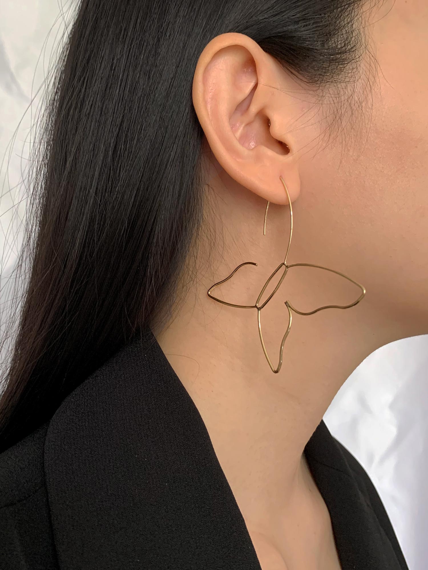 Papillon (Butterfly) Hoops