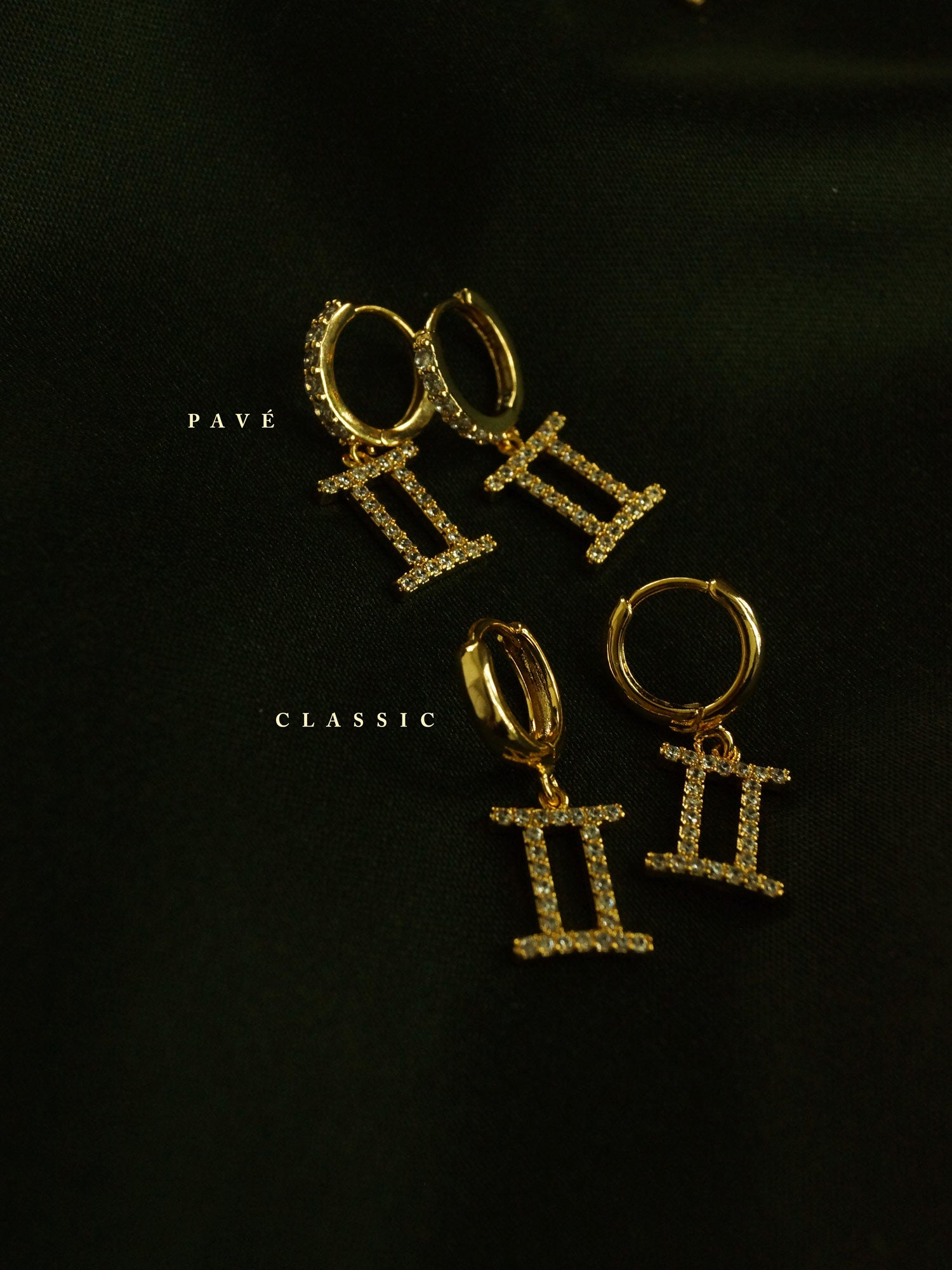 Sparkle Horoscope Huggies *Plaqué or 18 carats