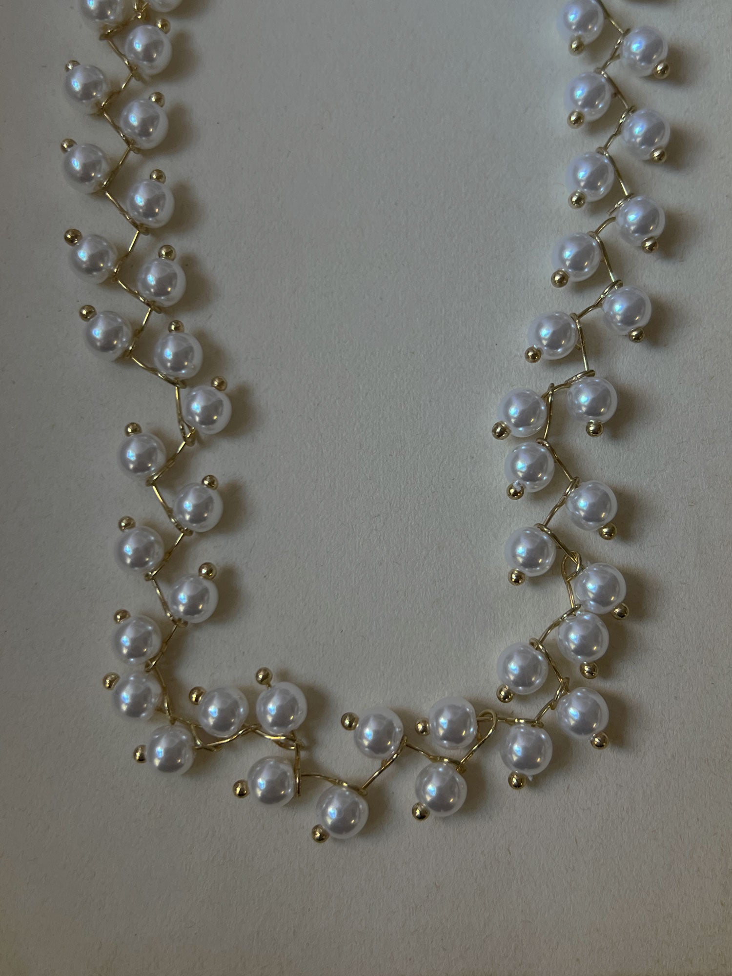 Collier à maillons de perles